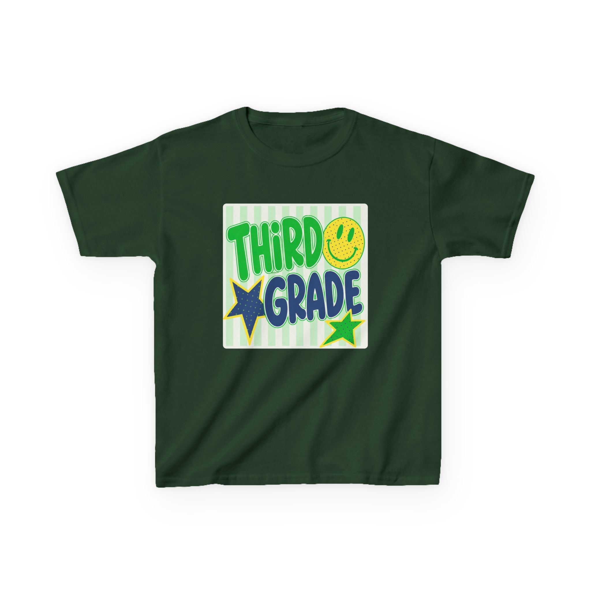 Third Grade Smiley Kids T-Shirt — Boys