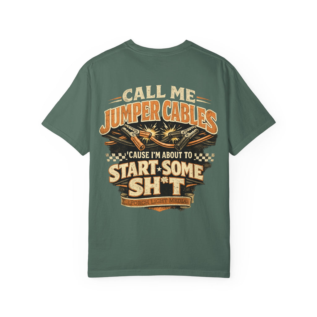 Porch Light 'Call Me Jumper Cables' T-Shirt