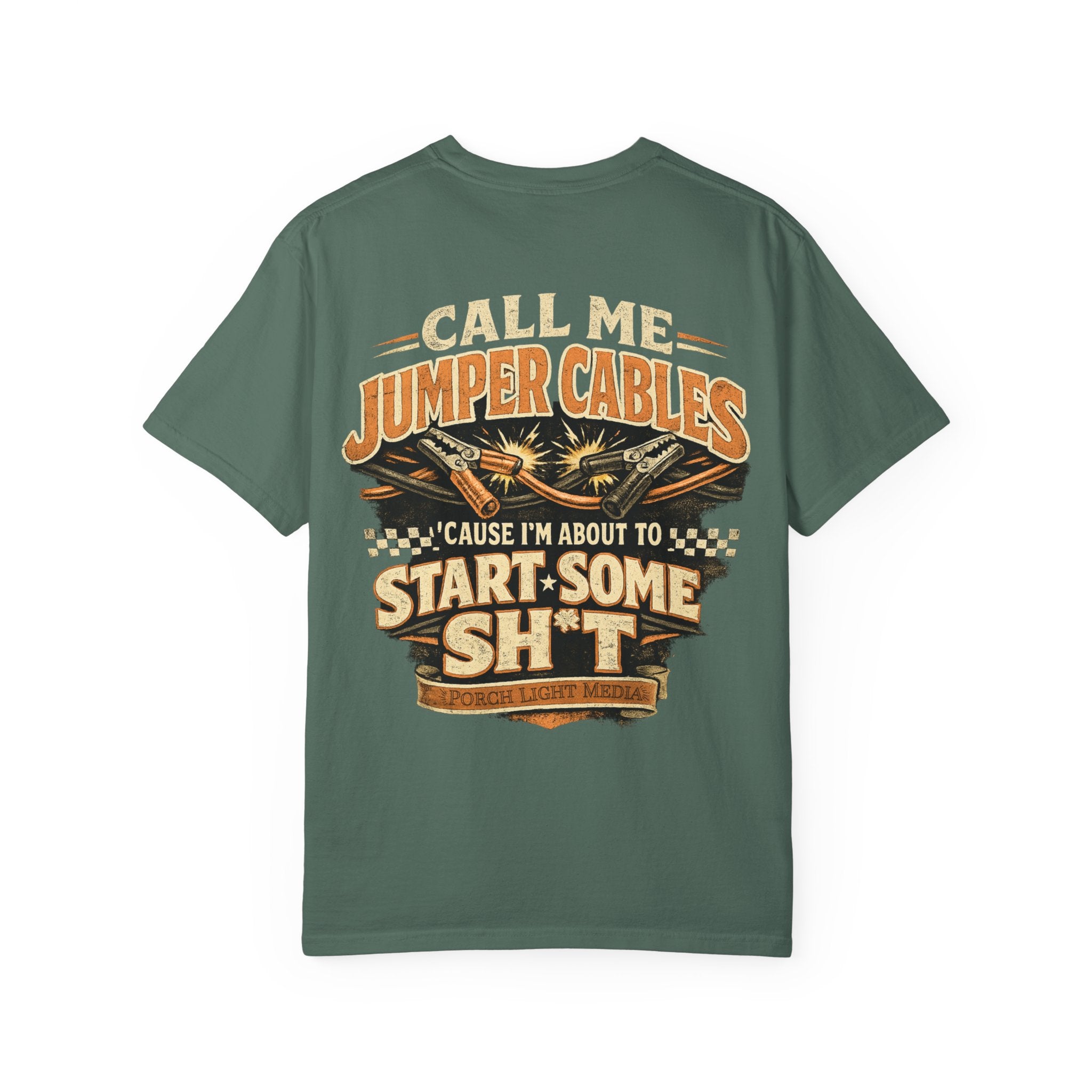Porch Light 'Call Me Jumper Cables' T-Shirt
