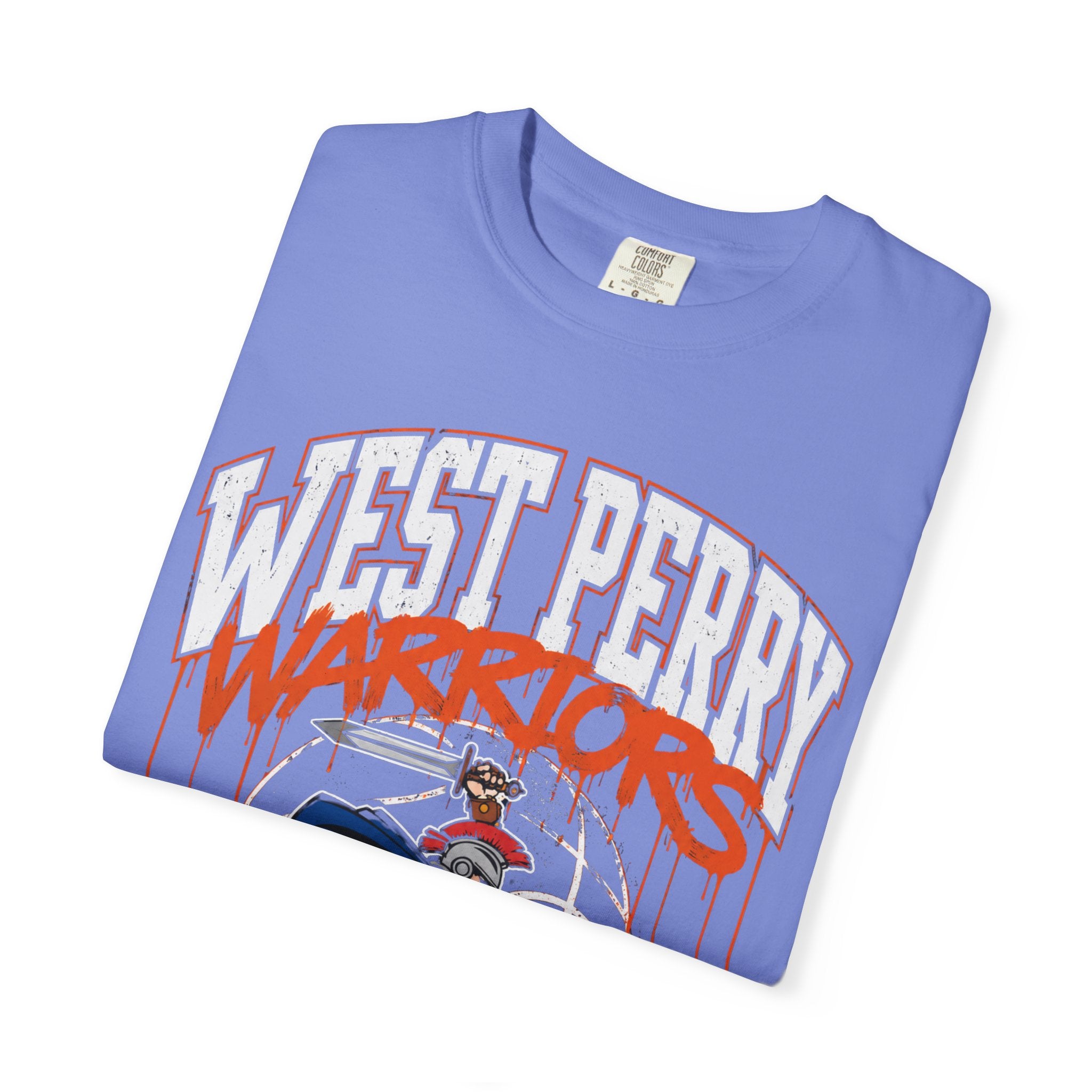 West Perry Warriors Basketball Graffiti T-Shirt