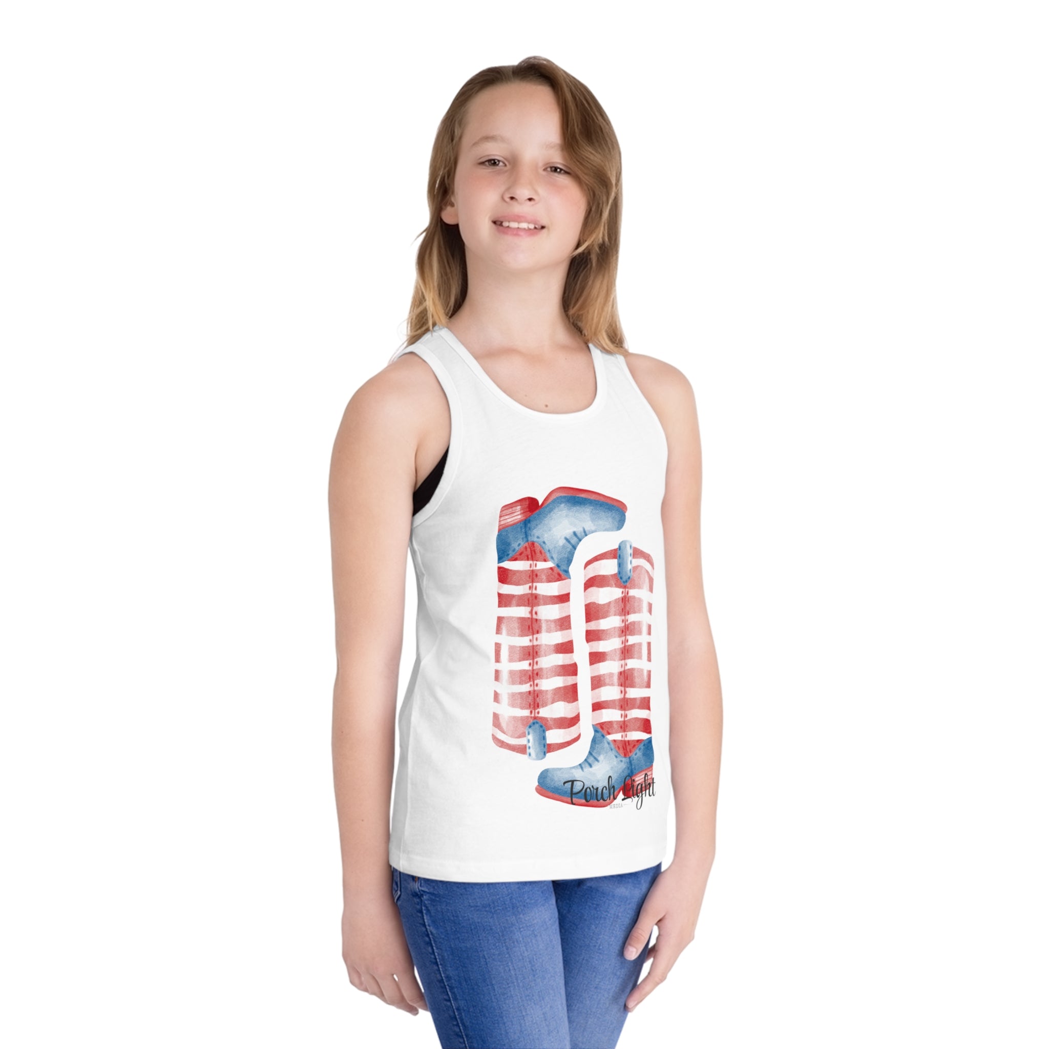 Patriotic Boots Kids Tank