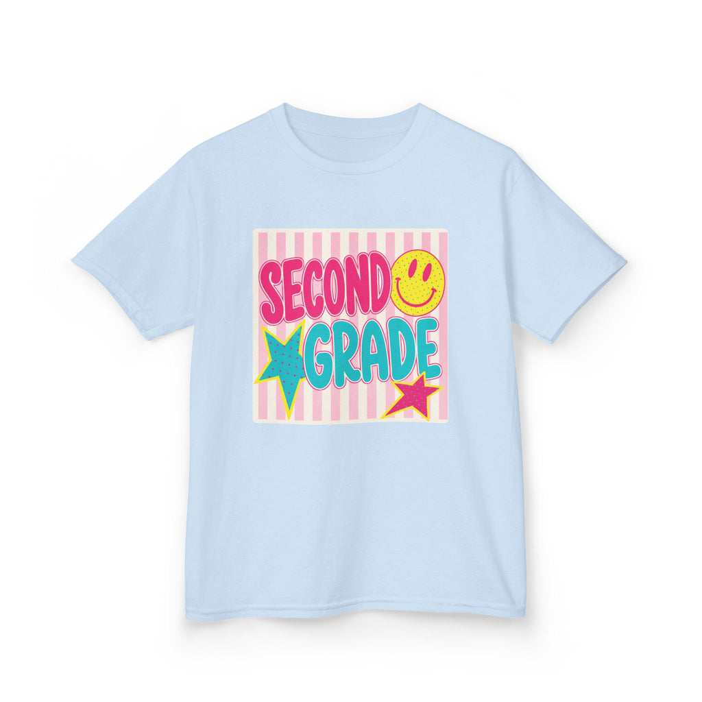 Second Grade Smiley Kids T‑Shirt — Girls