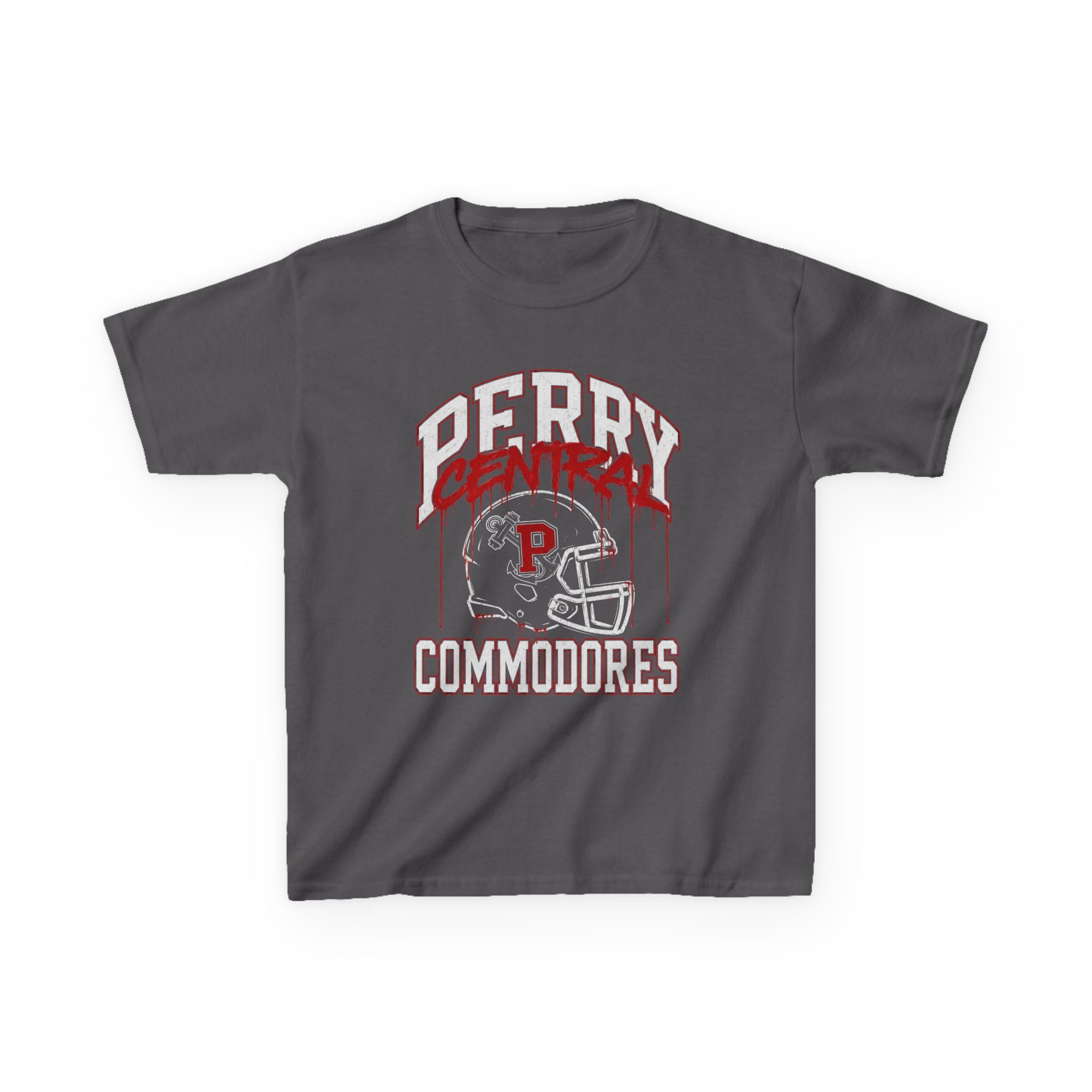 Perry Central Commodores Football Graffiti Kids Tee