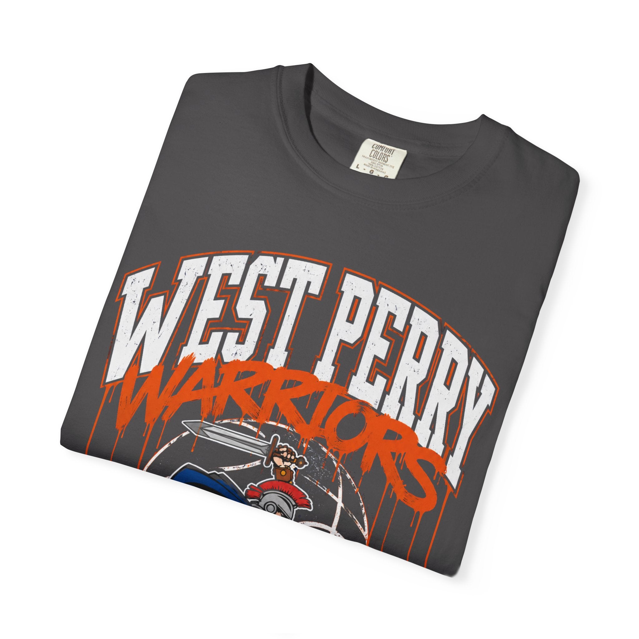 West Perry Warriors Basketball Graffiti T-Shirt