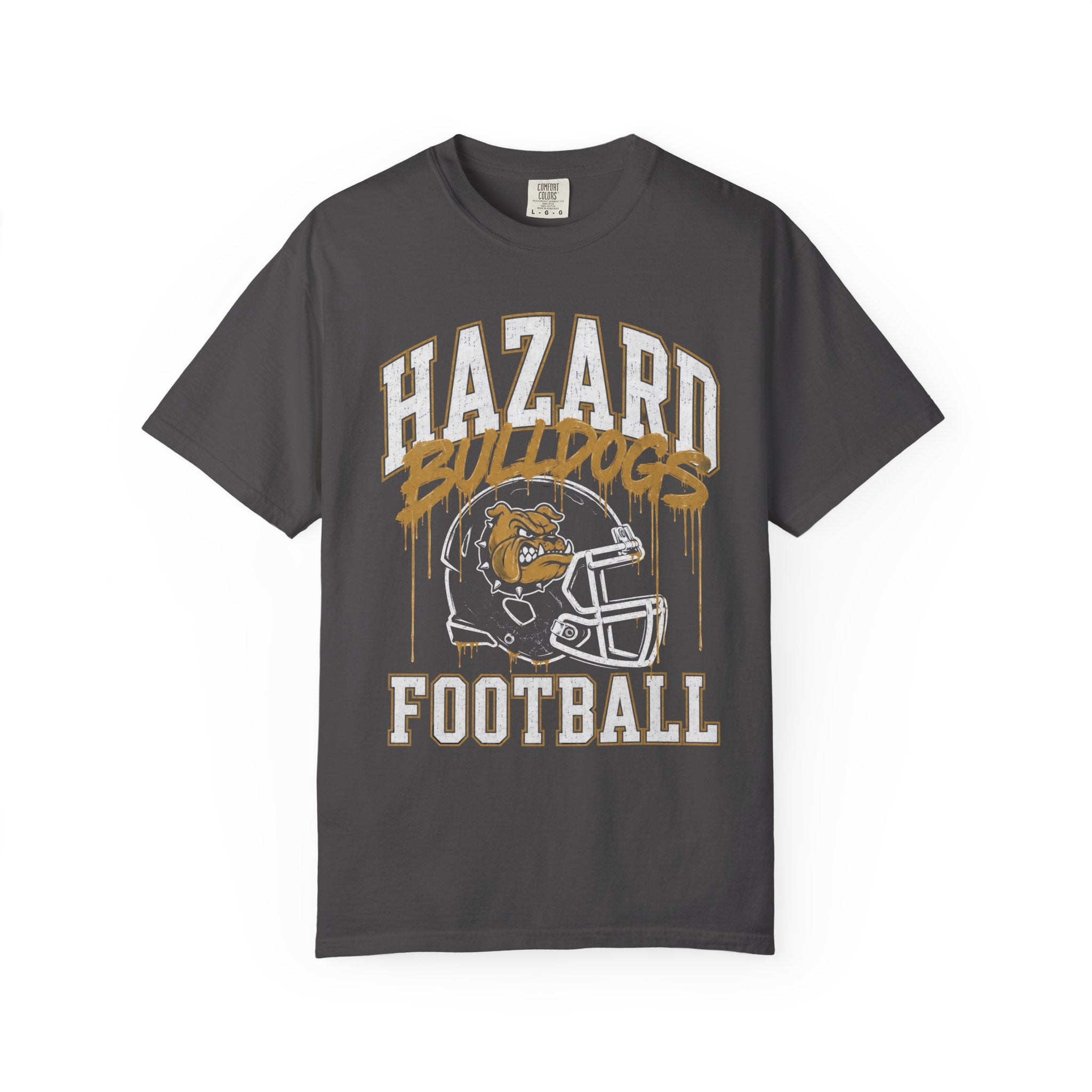 Hazard Bulldogs Football Graffiti T-Shirt