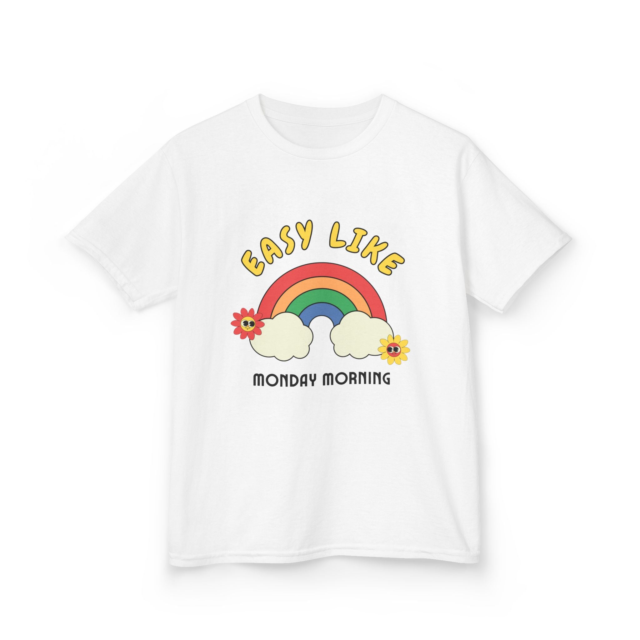 "Easy Like Monday Morning" Rainbow Tee