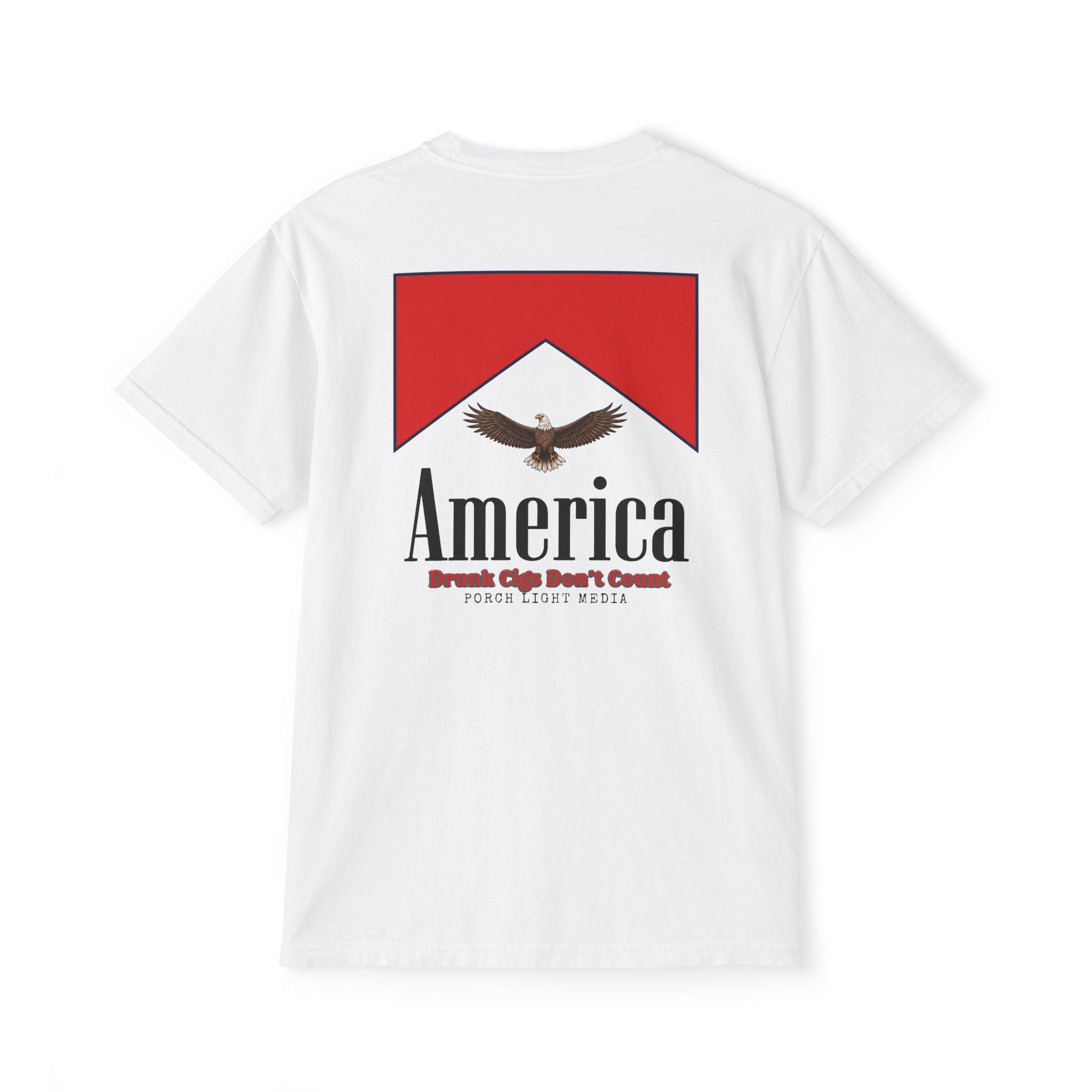 Drunk Cigs Don't Count - Pocket Tshirt