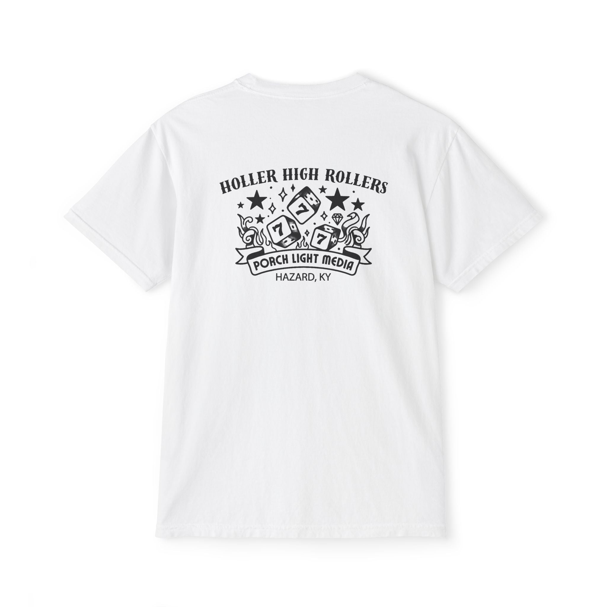 "Holler High Rollers" Pocket Tshirt