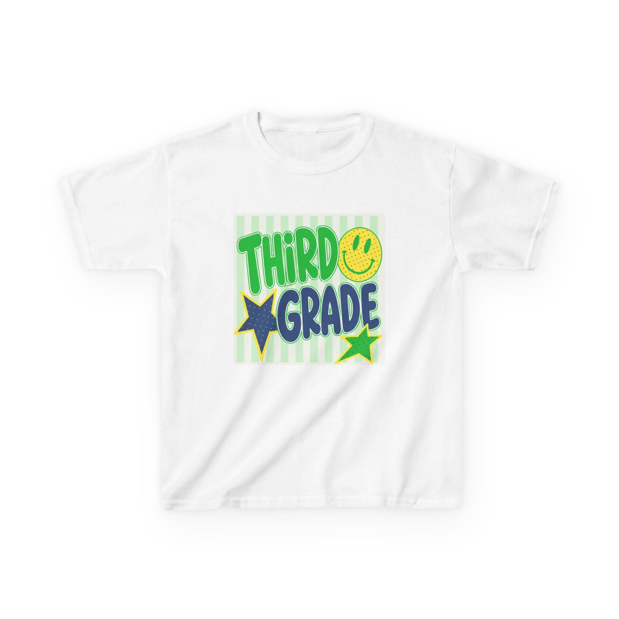 Third Grade Smiley Kids T-Shirt — Boys