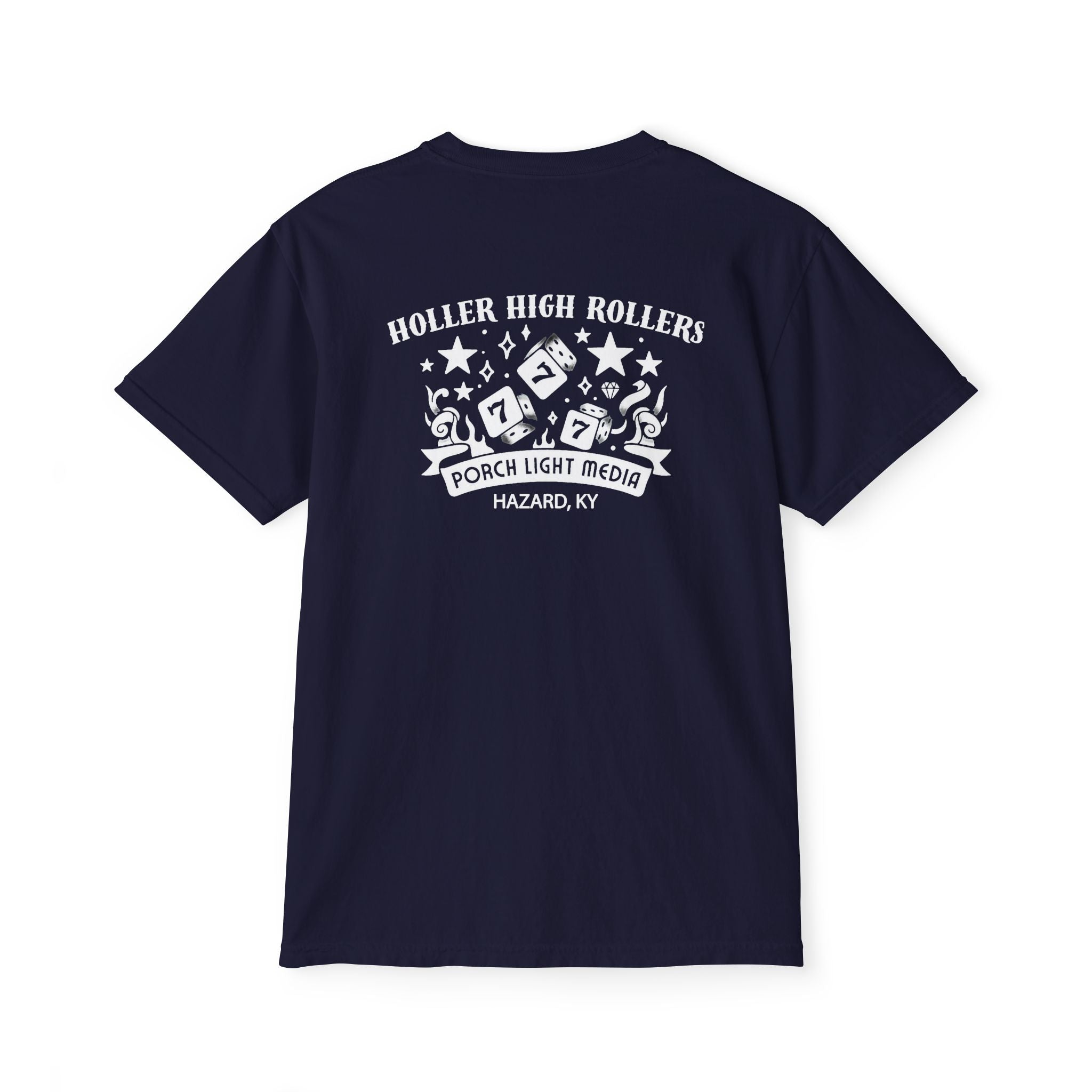 "Holler High Rollers" Pocket Tshirt