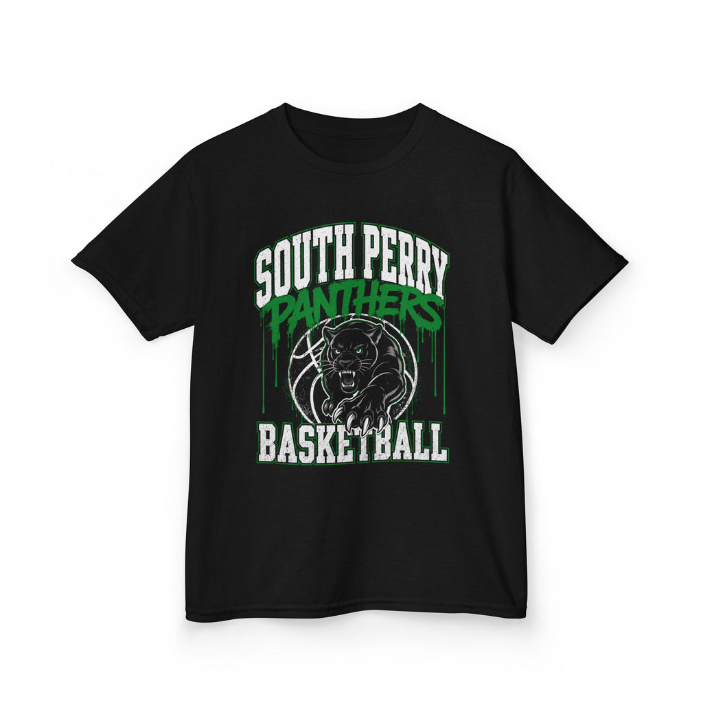 South Perry Panthers Basketball Graffiti Kids T‑Shirt