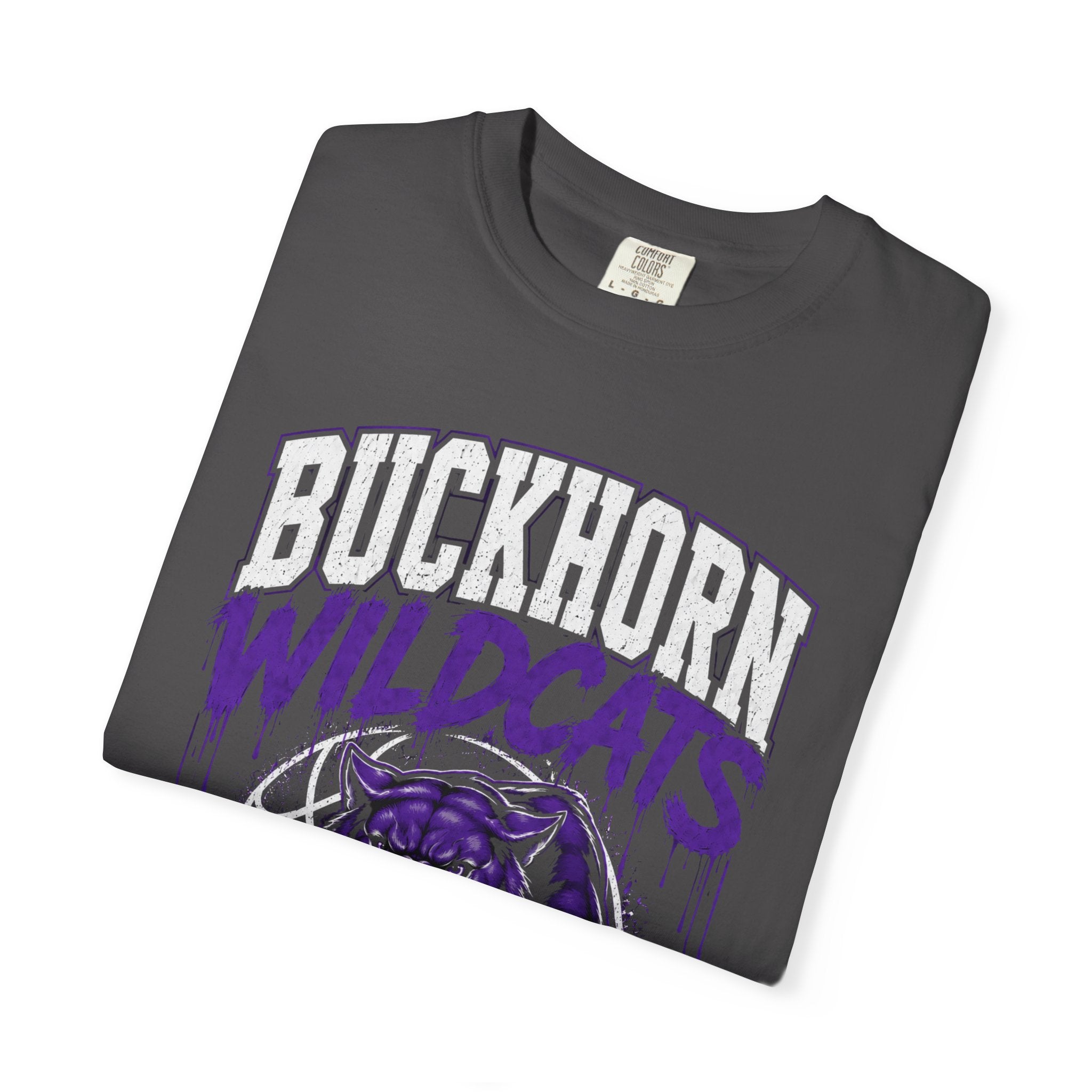 Buckhorn Wildcats Basketball T-Shirt — School Team Spirit Tee