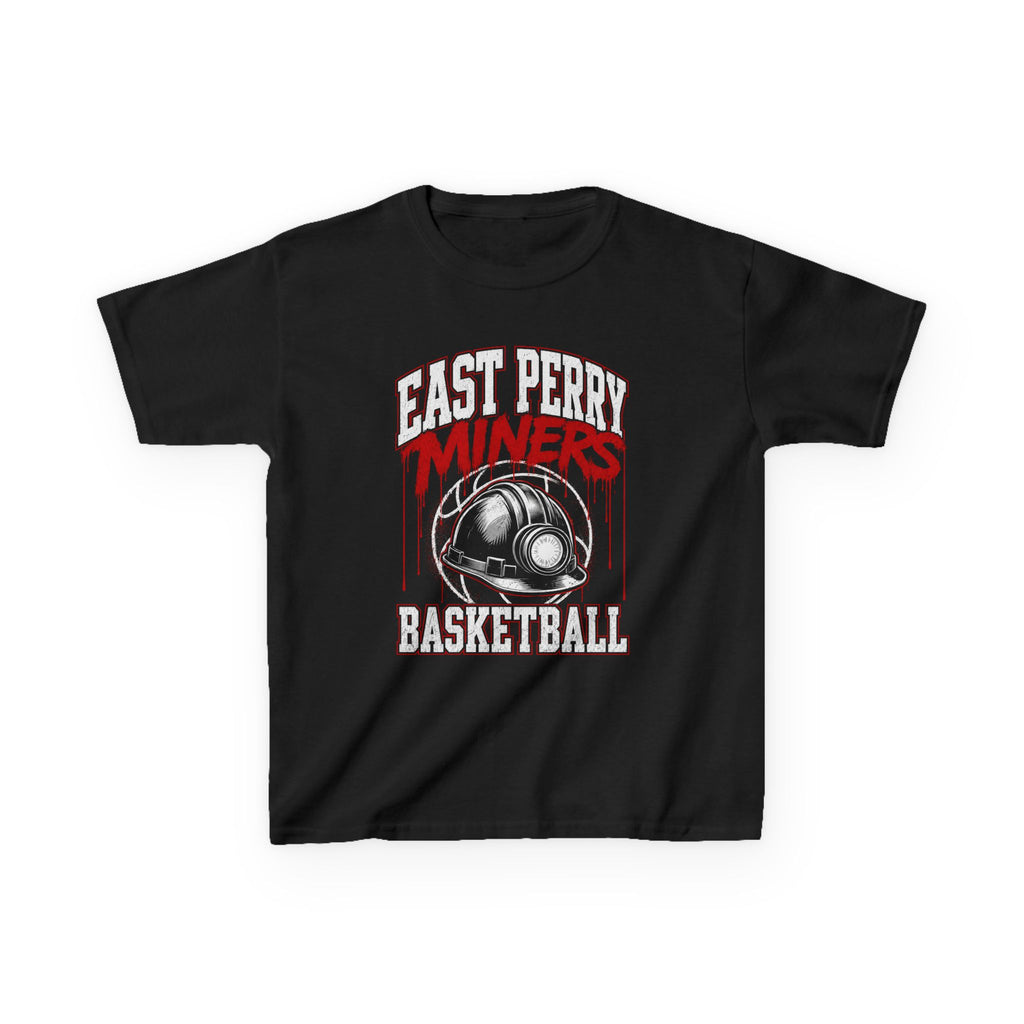 East Perry Miners Basketball Graffiti Kids T-Shirt