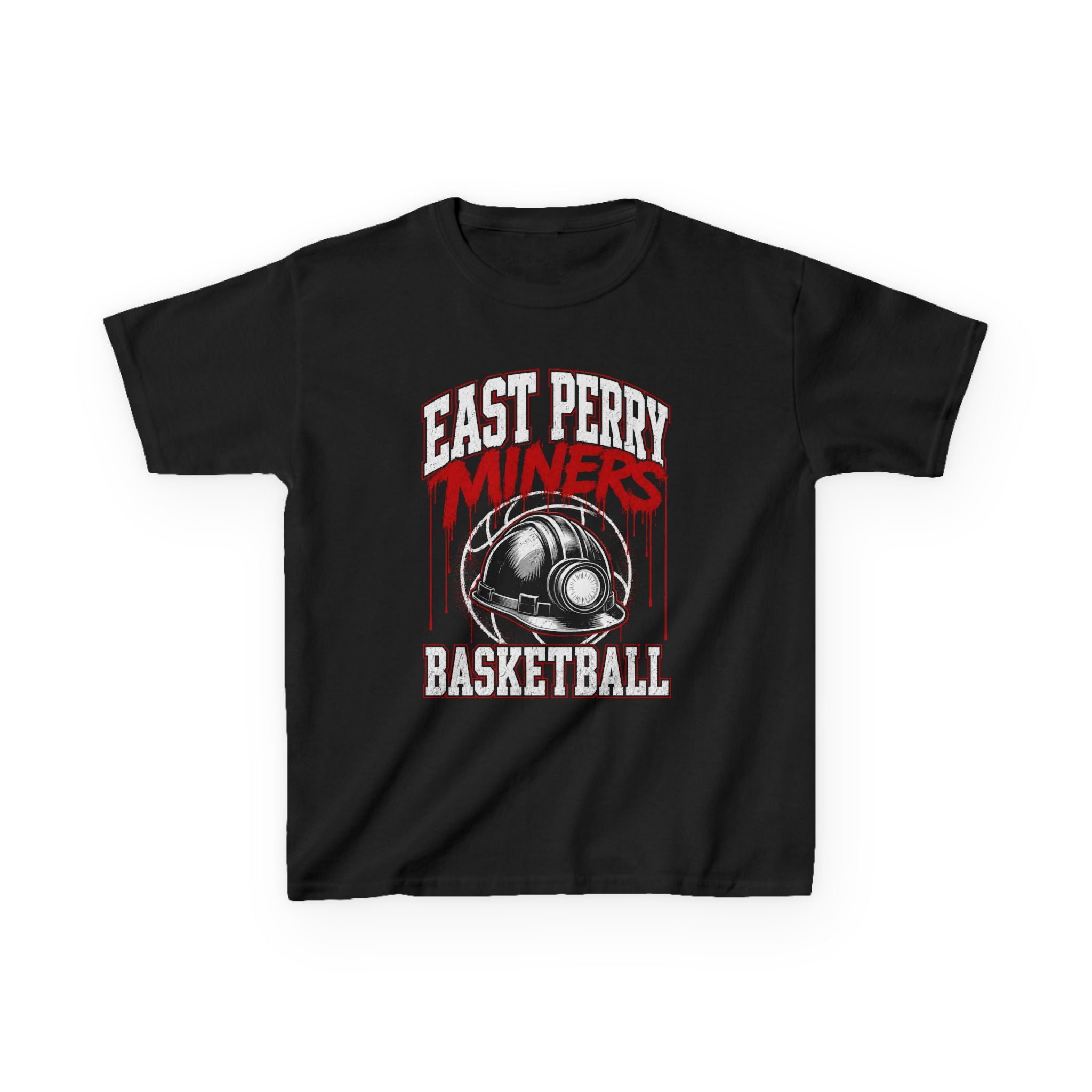East Perry Miners Basketball Graffiti Kids T-Shirt