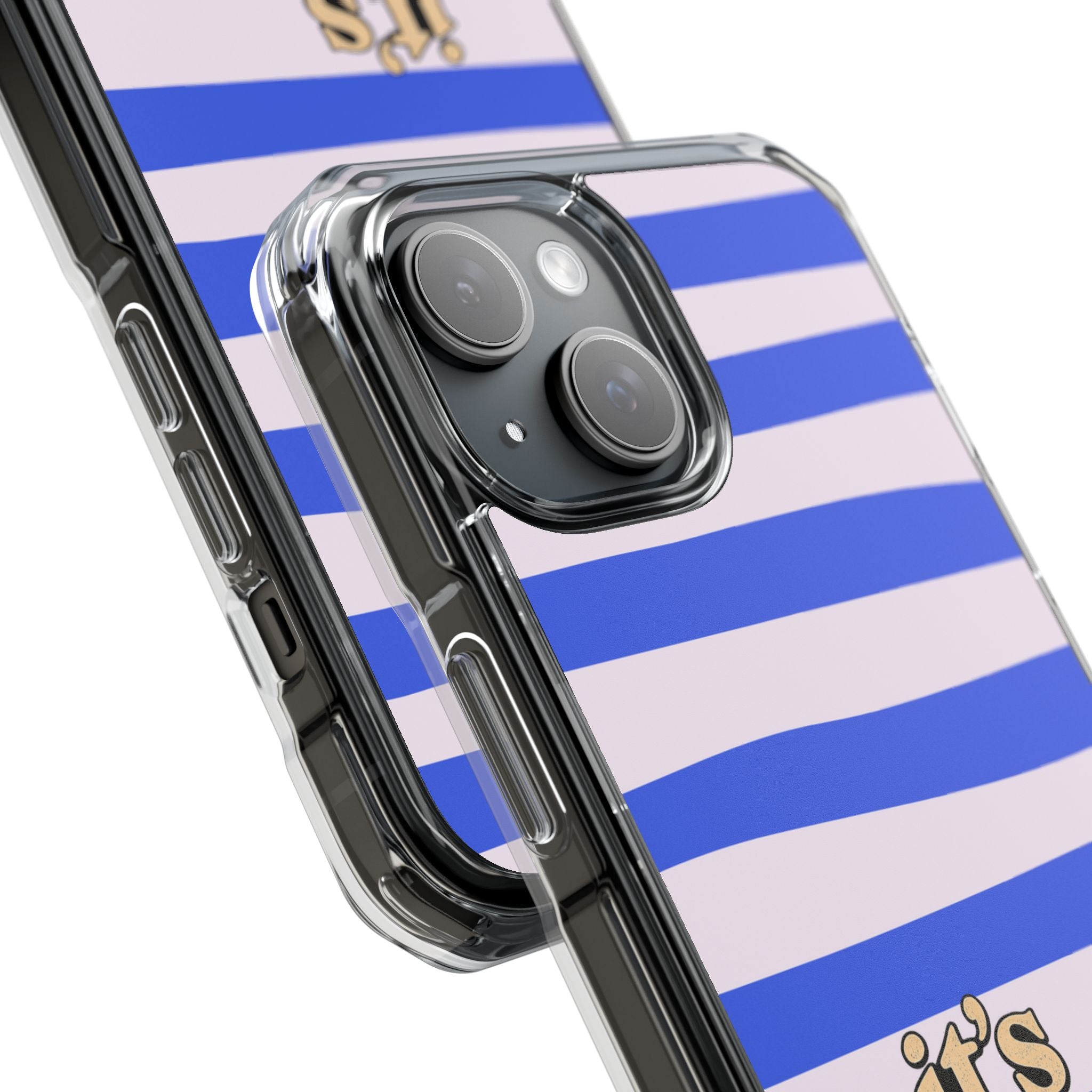 "it's these damn phones" Clear Magnetic Phone Case