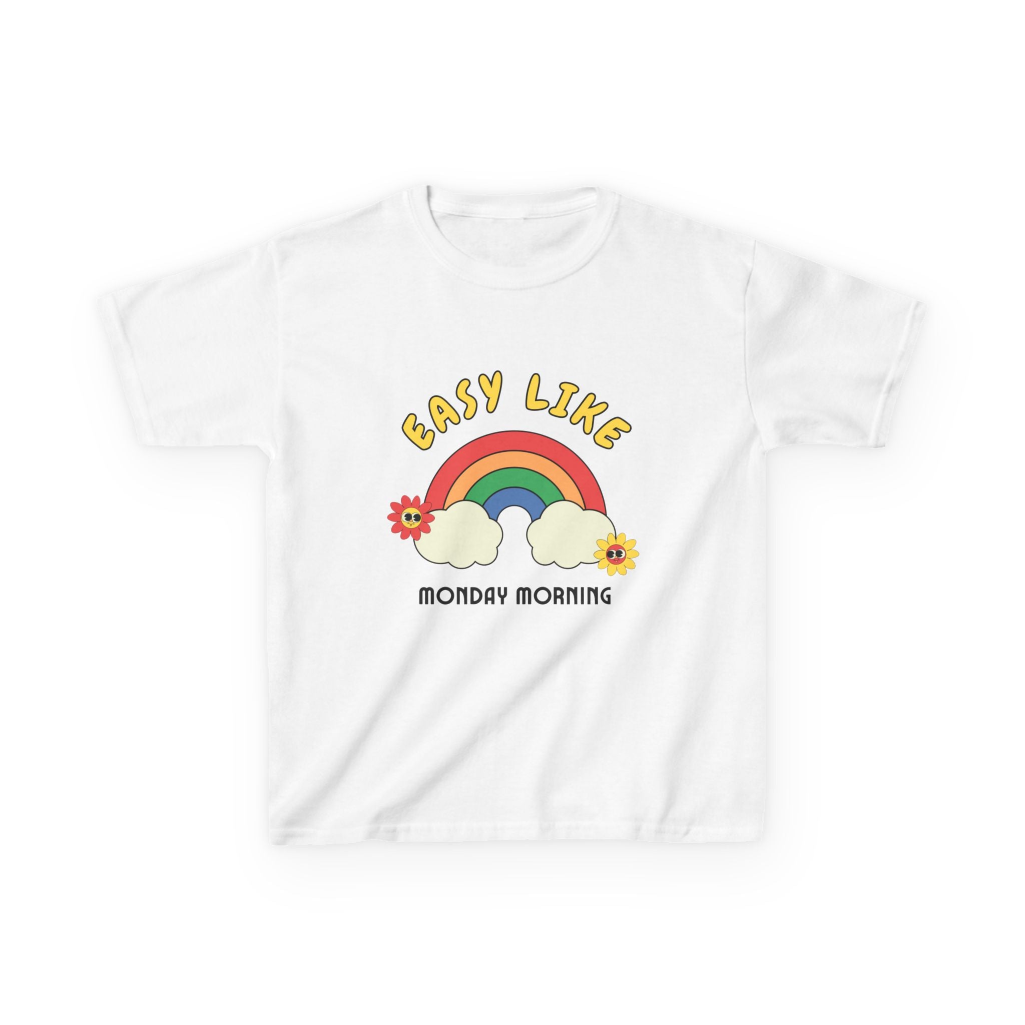 "Easy Like Monday Morning" Rainbow Tee