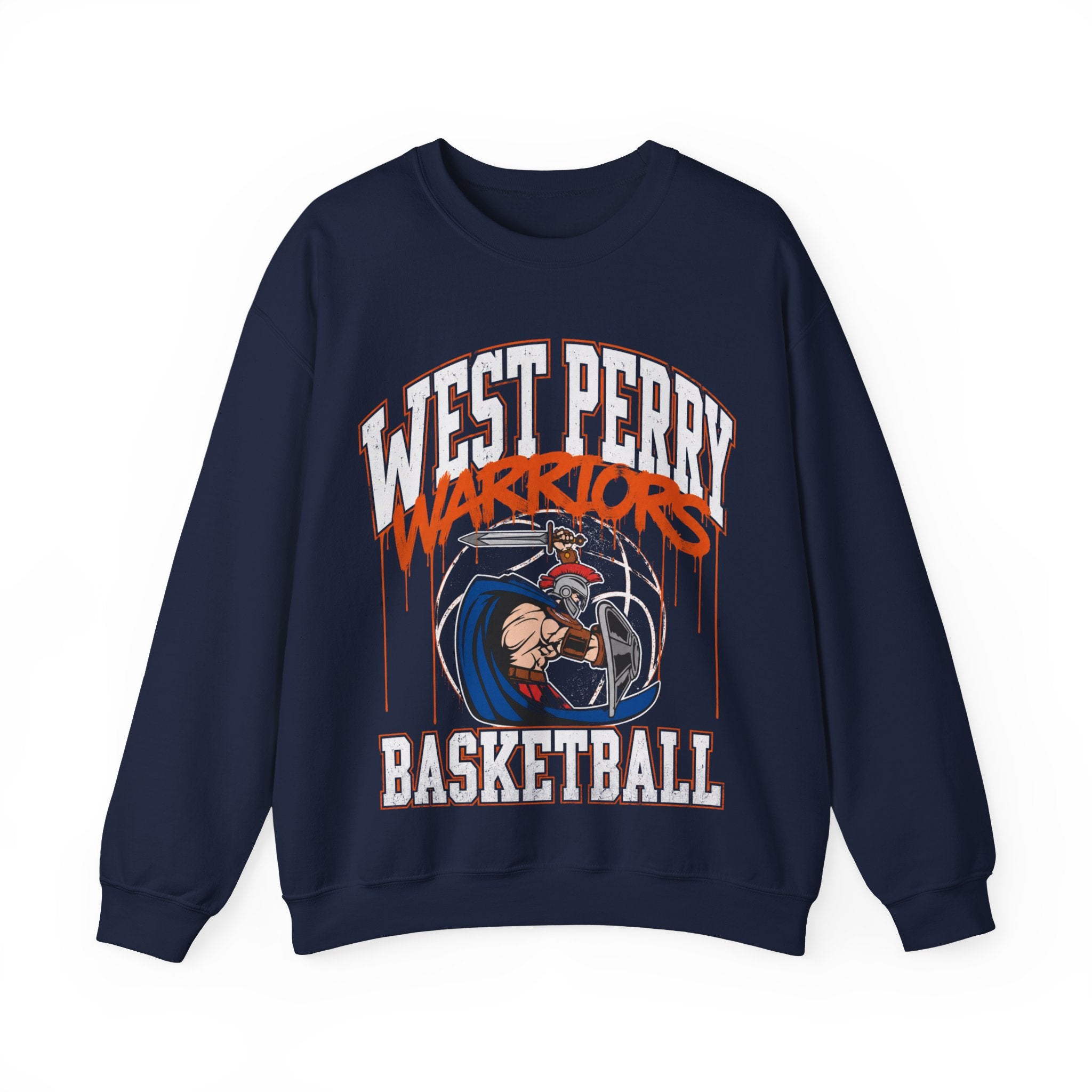 West Perry Basketball Graffiti Crewneck
