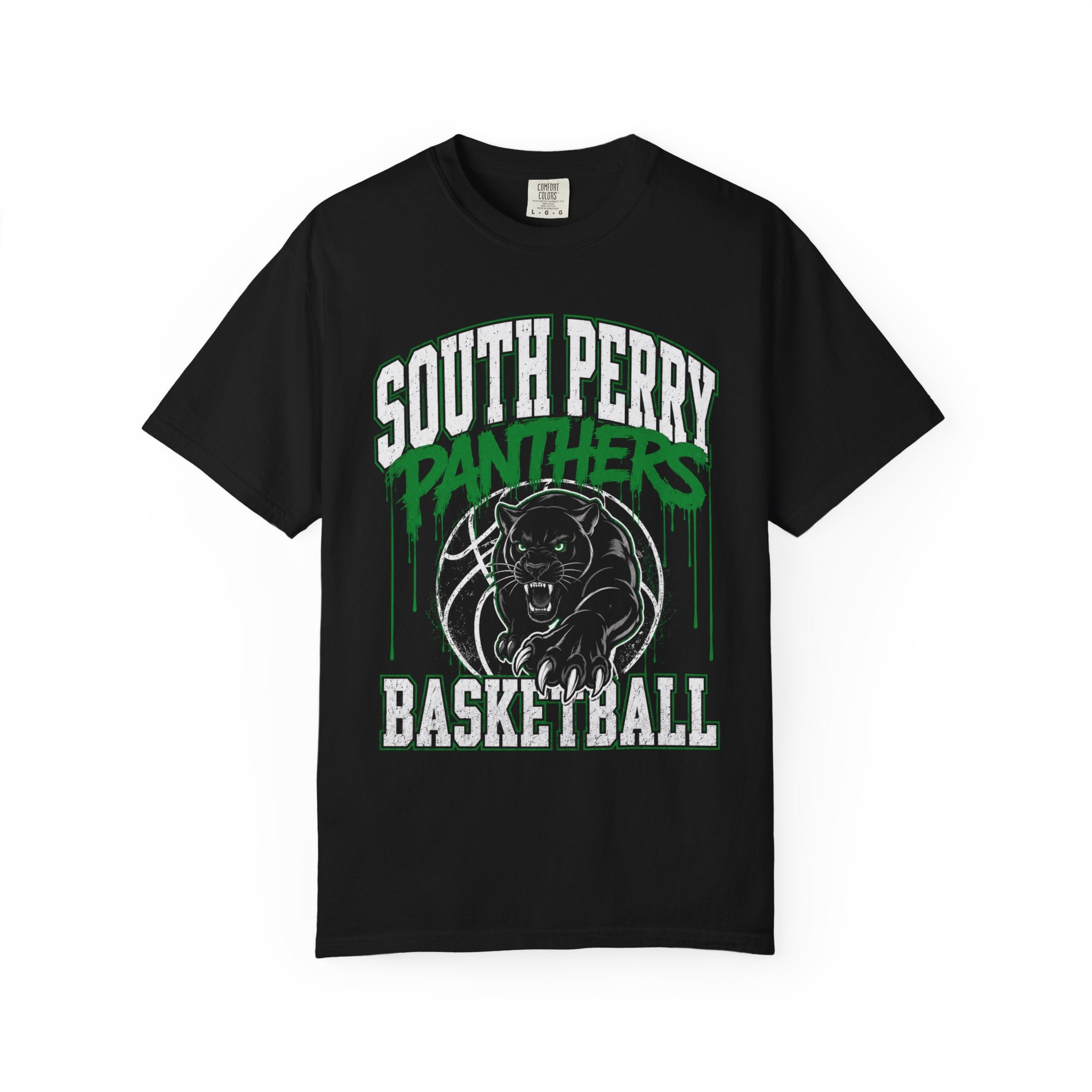 South Perry Panthers Basketball Graffiti T-Shirt