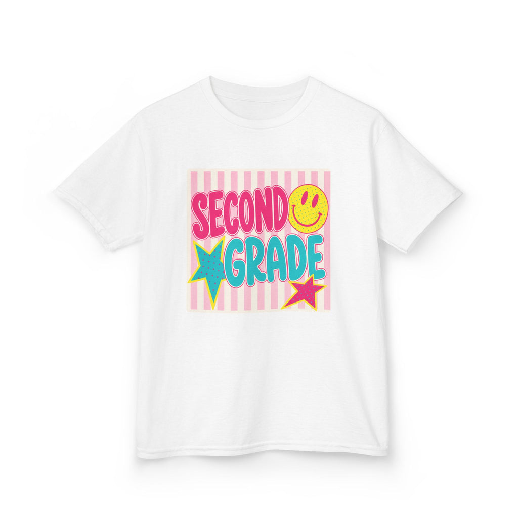 Second Grade Smiley Kids T‑Shirt — Girls