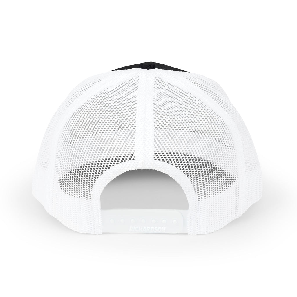 Porch Snapback Trucker Hat — Casual Mesh Baseball Cap with 'PORCH' Arch Logo