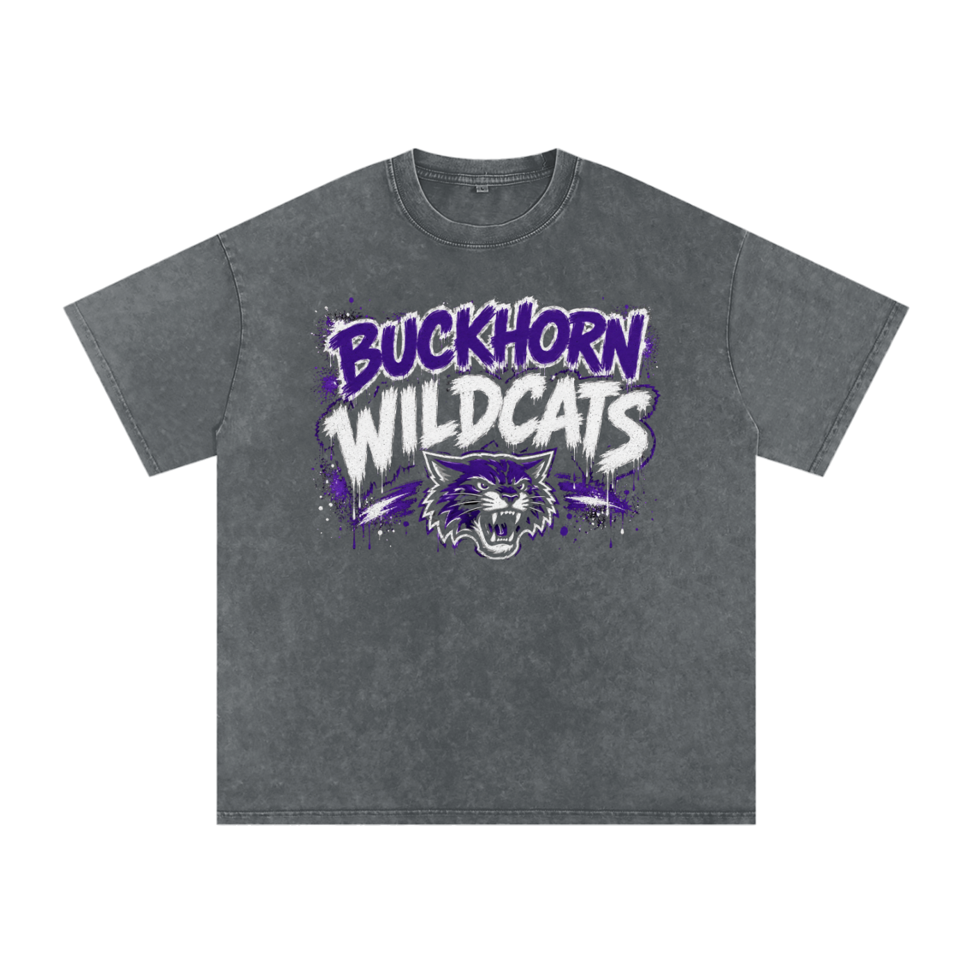 Buckhorn Heavyweight Snow Washed Oversized Tee