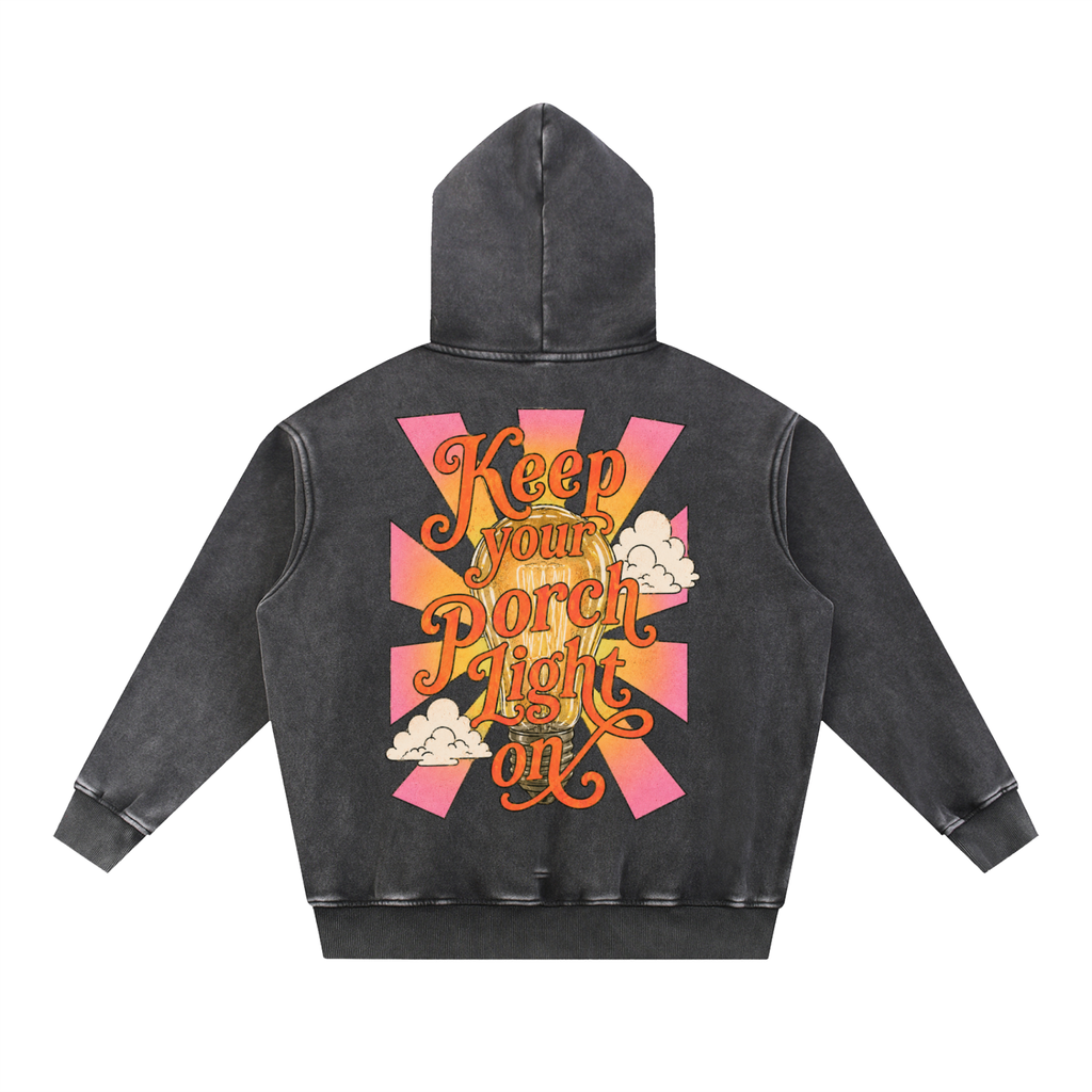keep your porch light on - hoodie