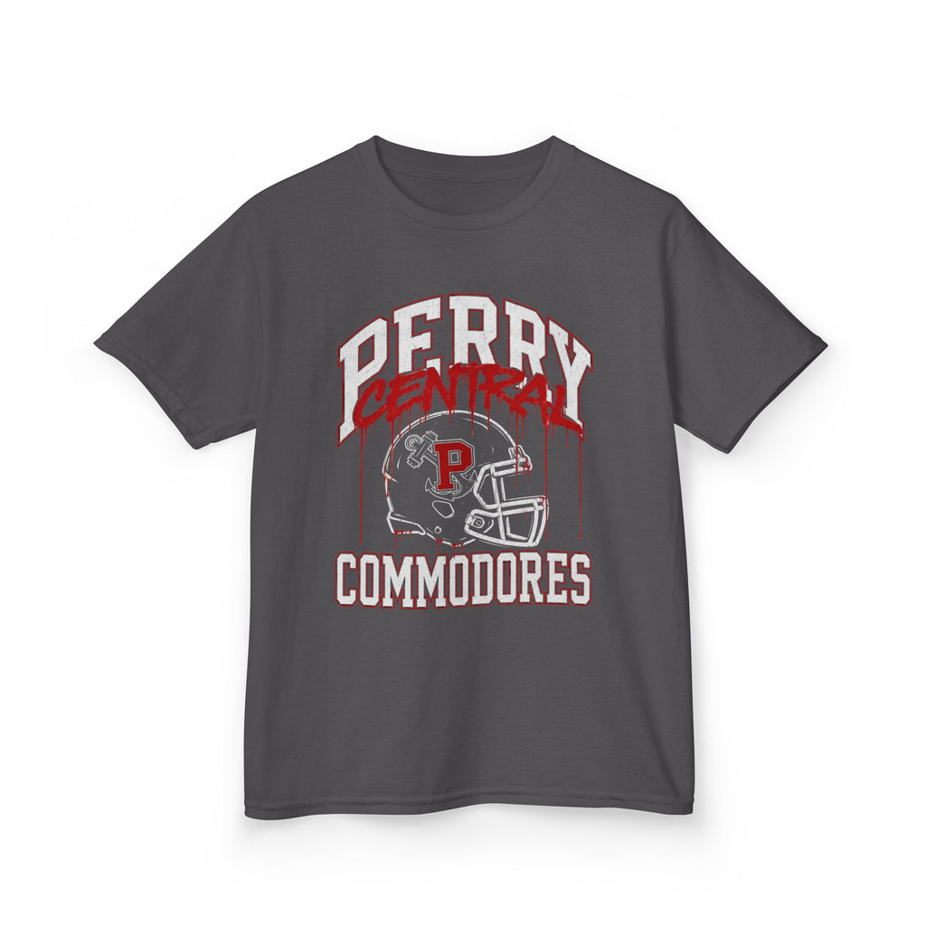 Perry Central Commodores Football Graffiti Kids Tee