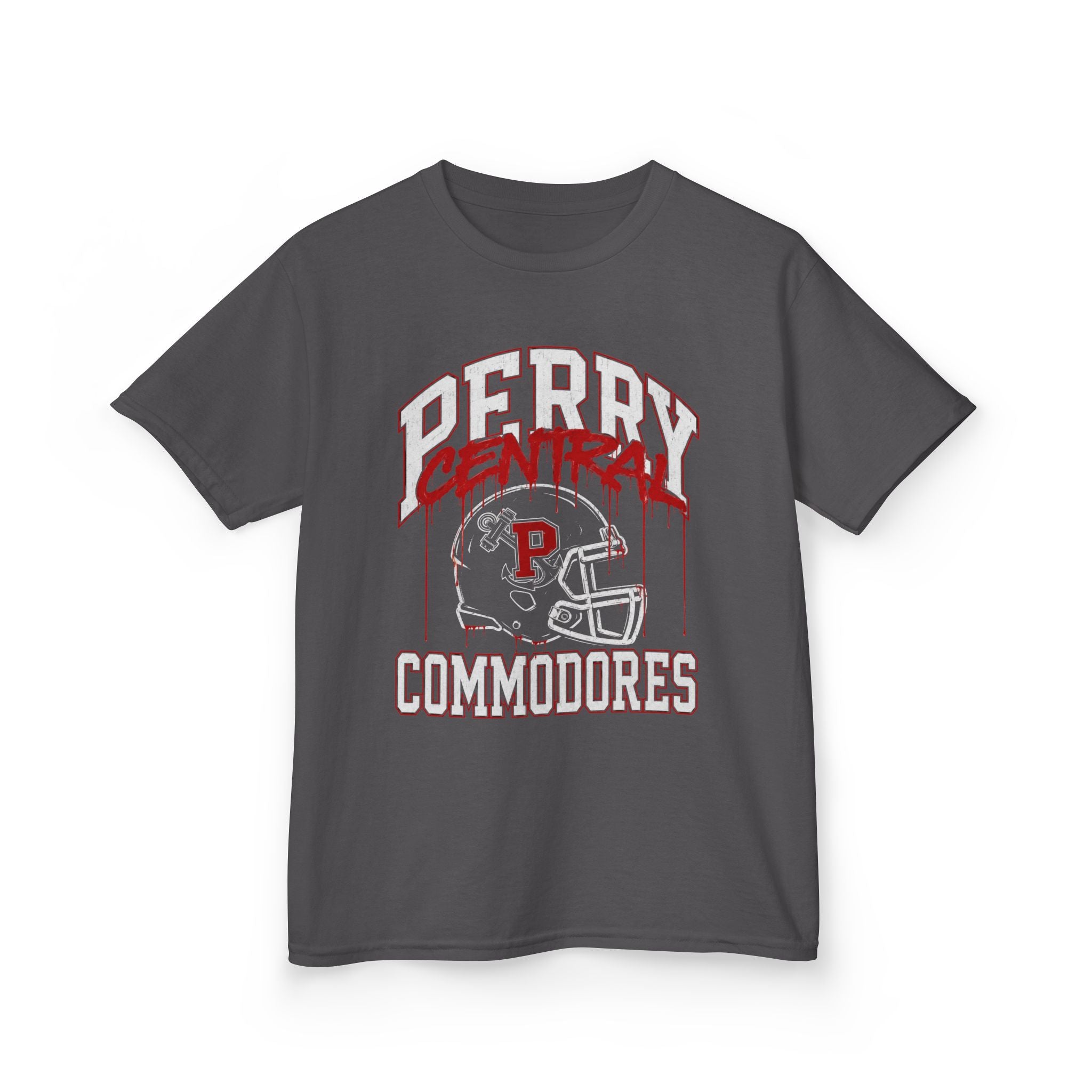 Perry Central Commodores Football Graffiti Kids Tee