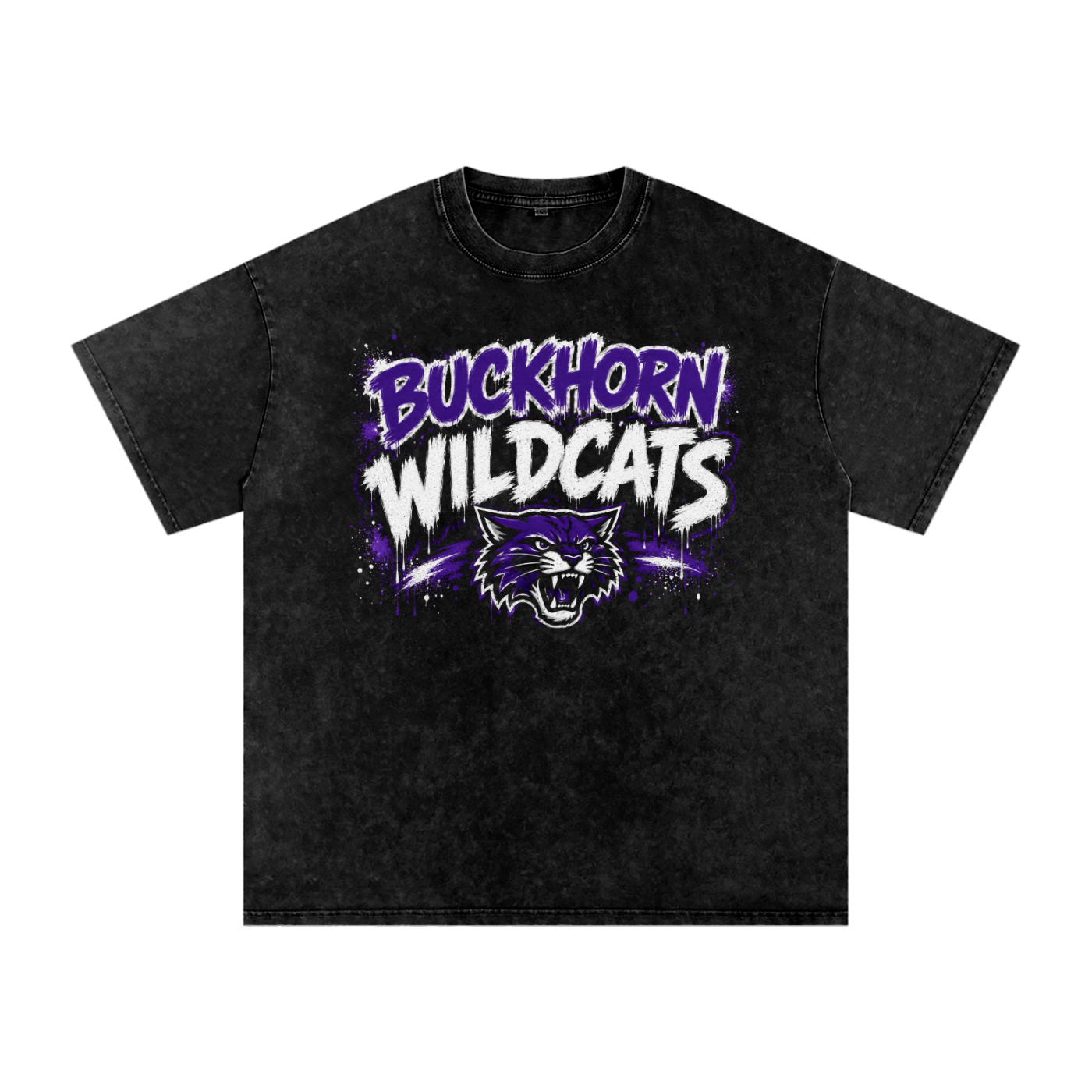 Buckhorn Heavyweight Snow Washed Oversized Tee