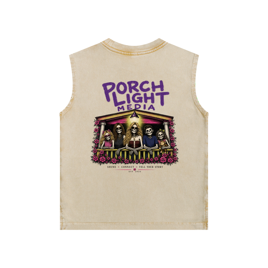 PLM Fam Snow Washed Kids' Tank Top