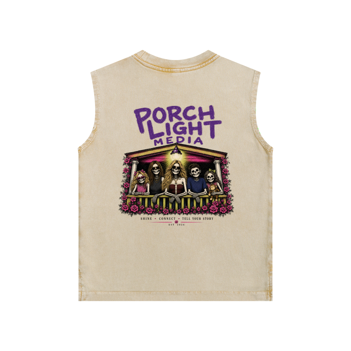 PLM Fam Snow Washed Kids' Tank Top