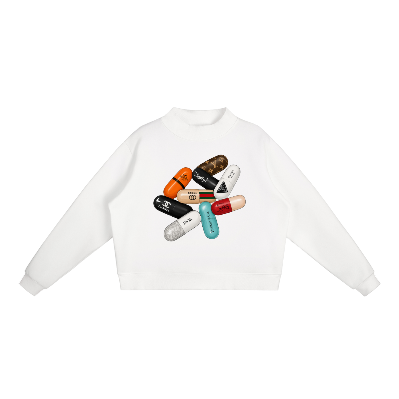 Designer Drugs Mock-Neck Sweatshirt