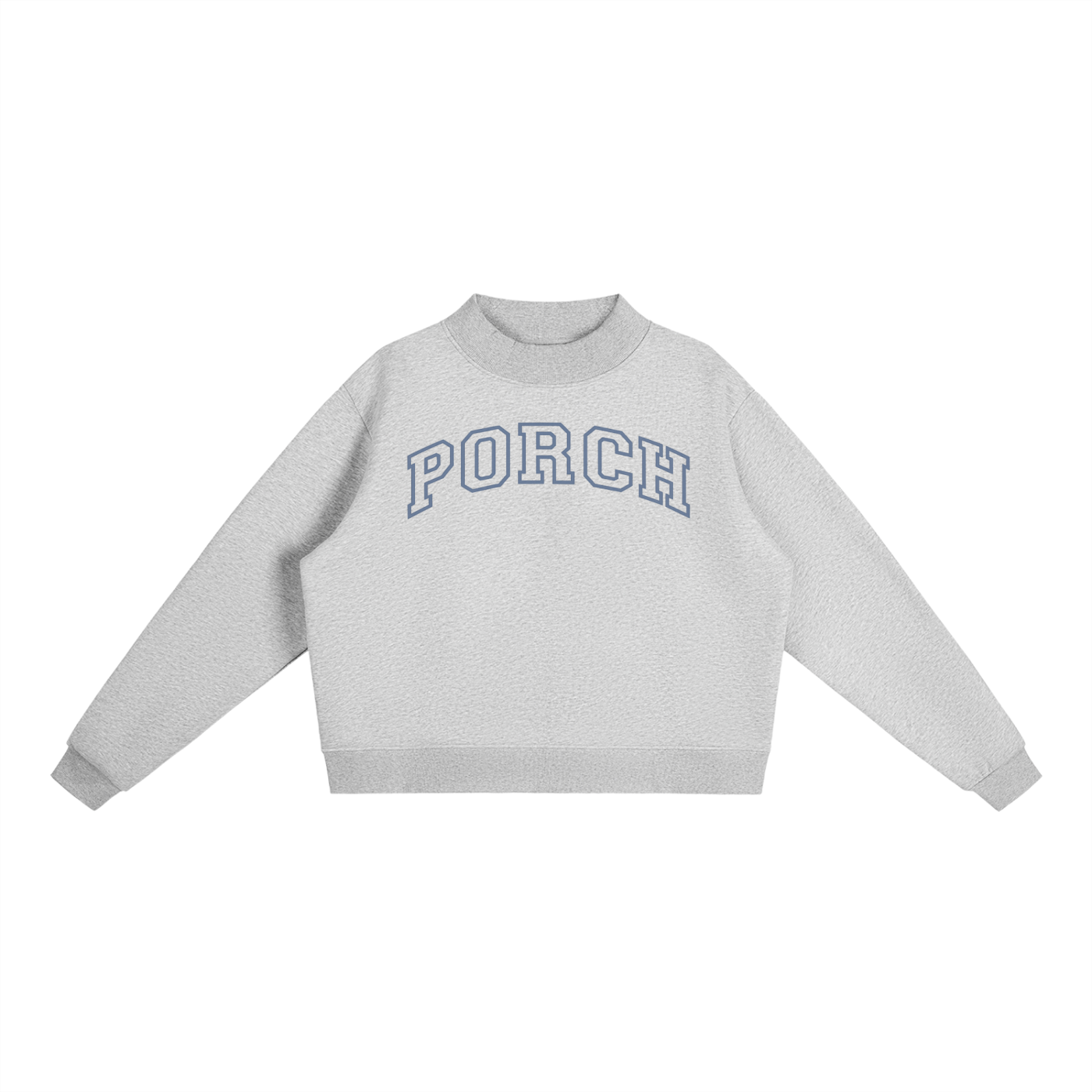 Porch Varsity Mockneck - Blue