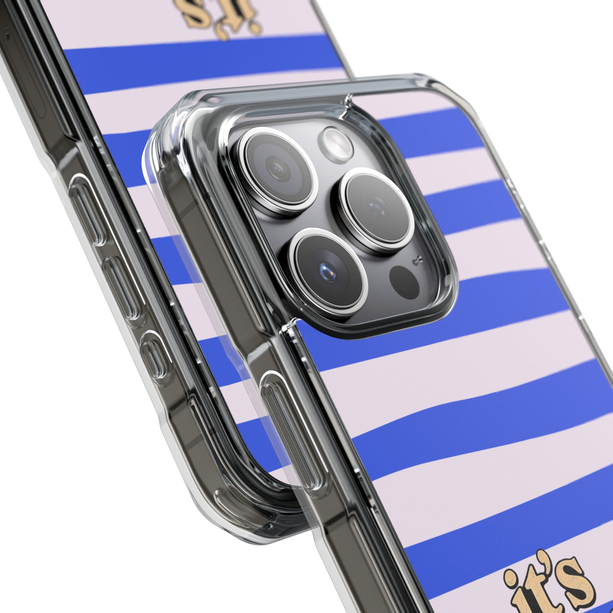 "it's these damn phones" Clear Magnetic Phone Case