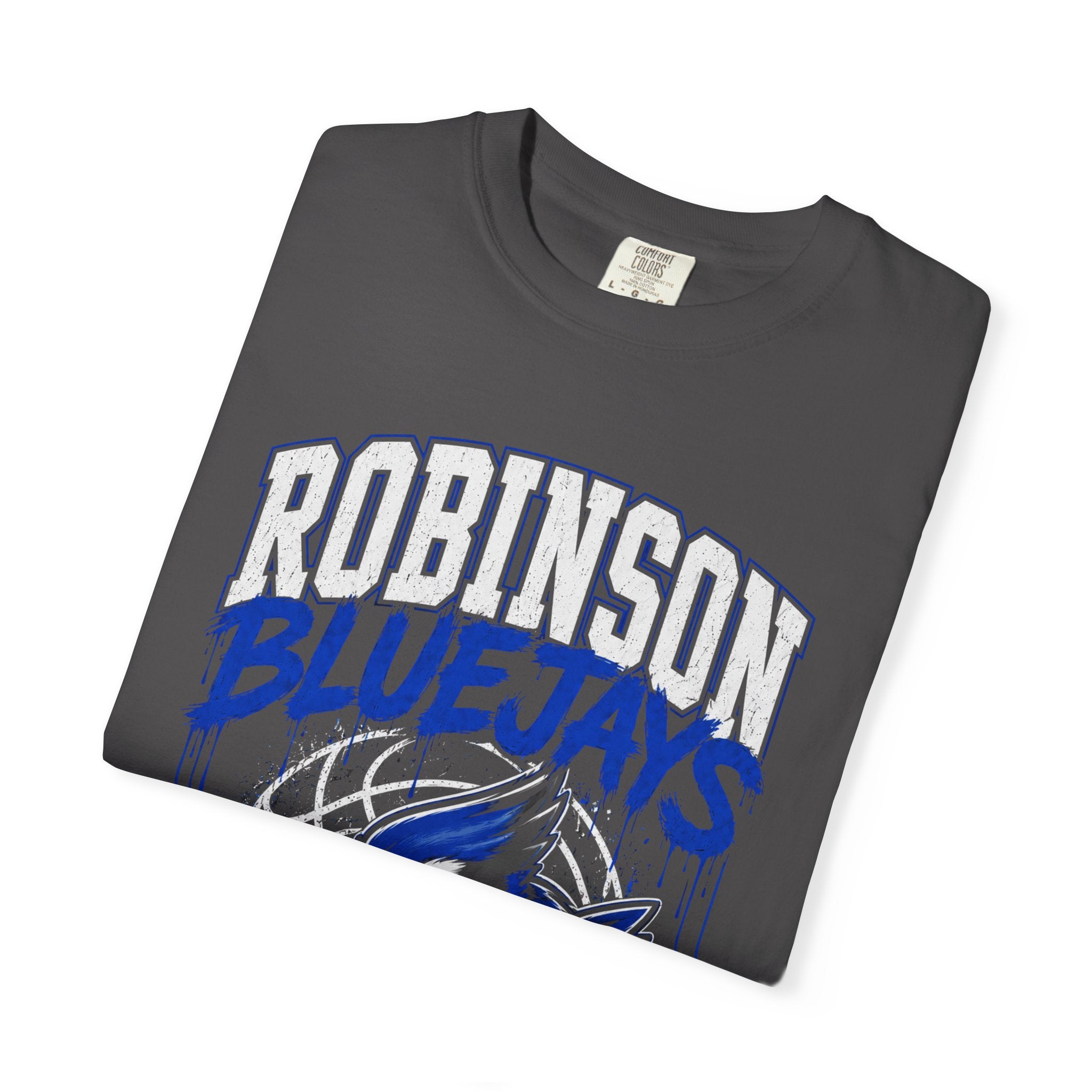 Robinson Bluejays Basketball Graffiti T-Shirt