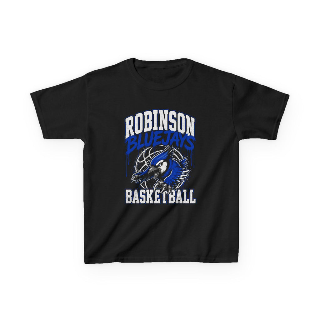 Robinson Bluejays Basketball Kids Tee — Youth Team Sports Shirt