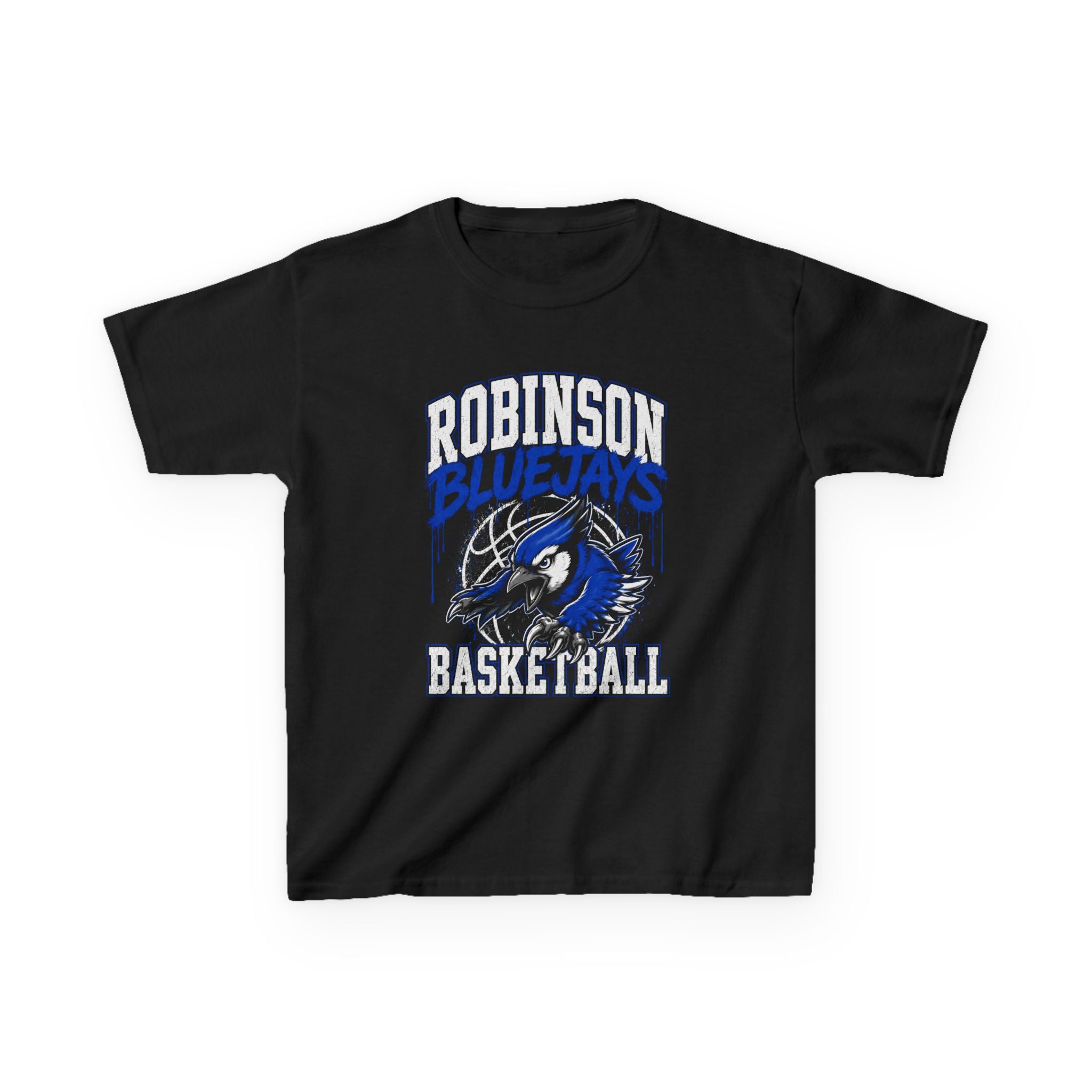 Robinson Bluejays Basketball Kids Tee — Youth Team Sports Shirt