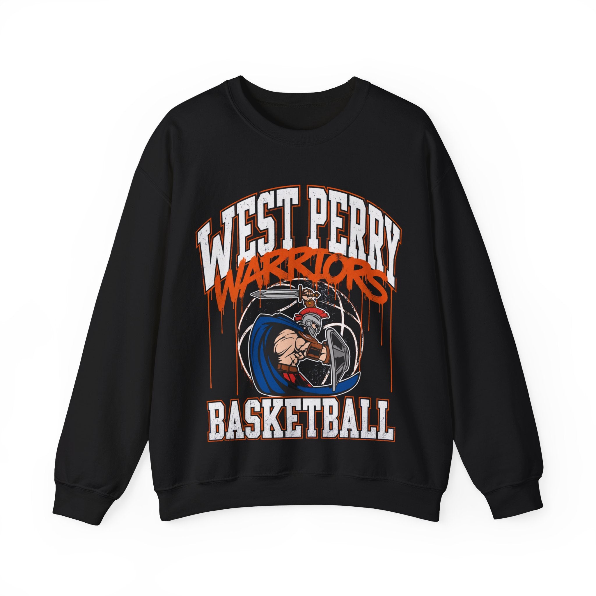 West Perry Basketball Graffiti Crewneck