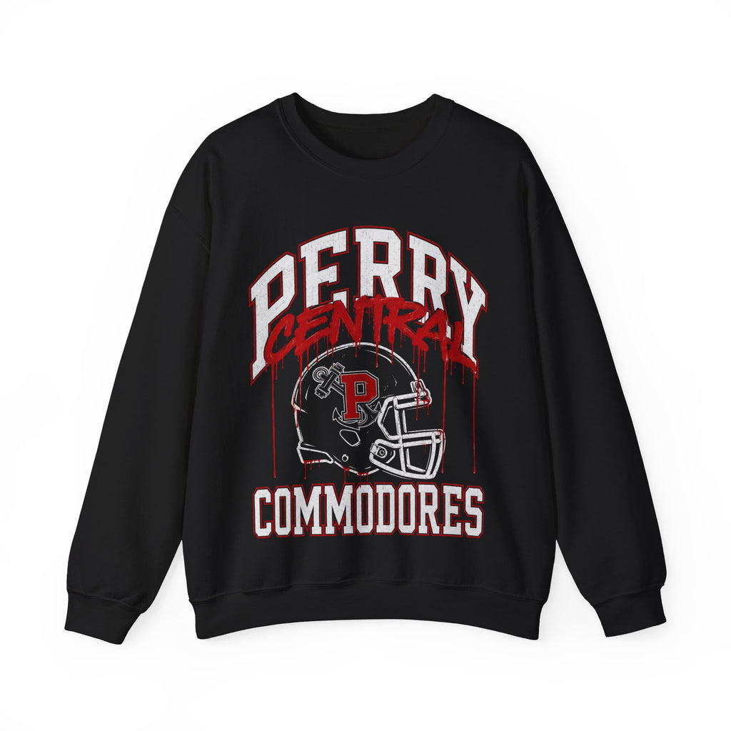 Perry Central Football Graffiti Crewneck