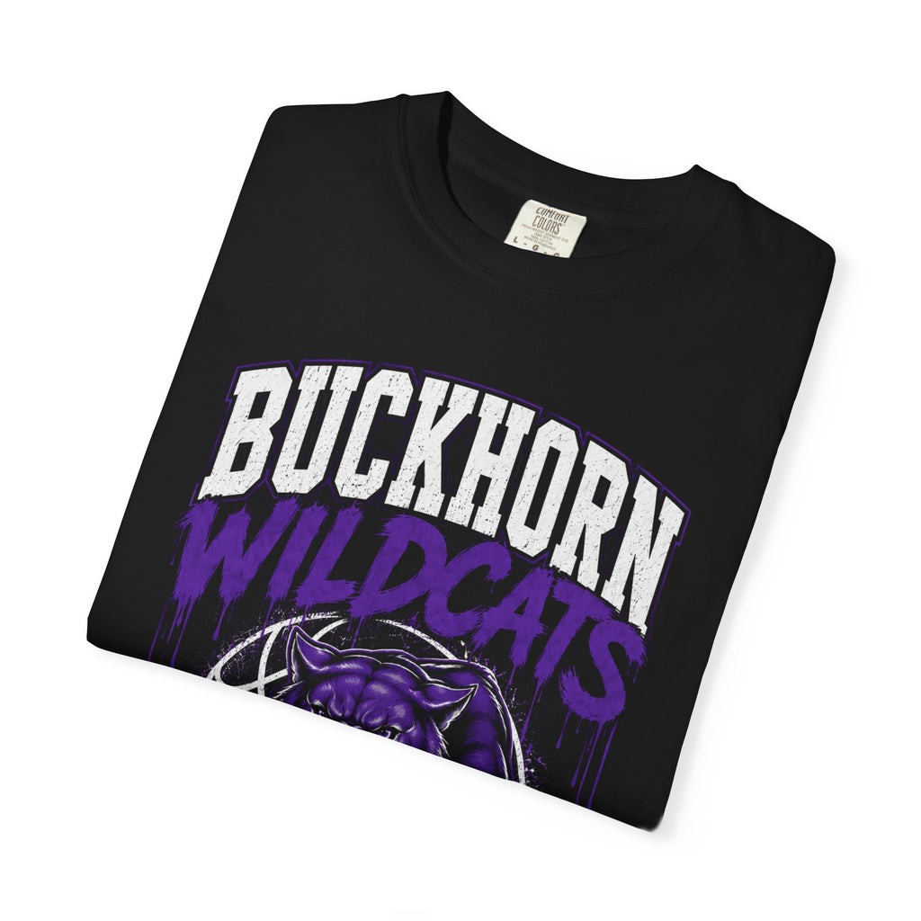 Buckhorn Wildcats Basketball T-Shirt — School Team Spirit Tee