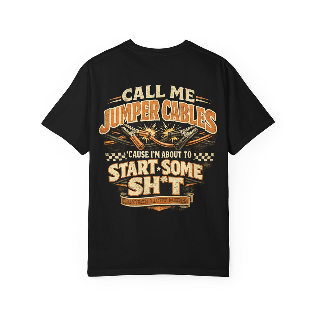 Porch Light 'Call Me Jumper Cables' T-Shirt