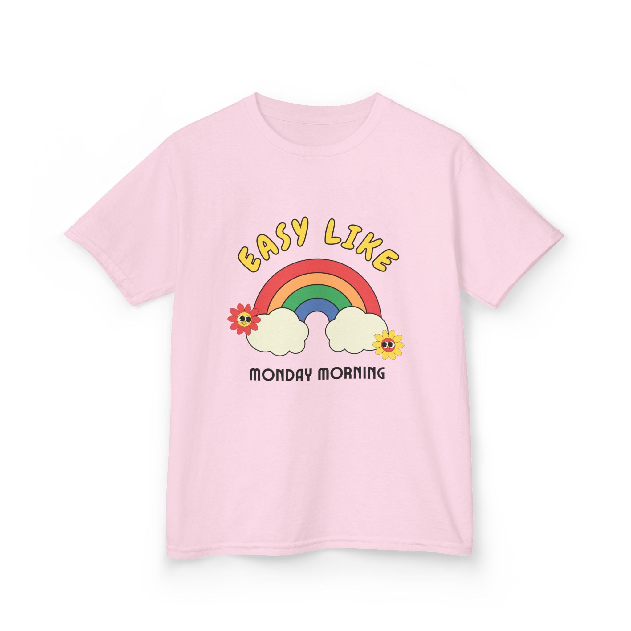 "Easy Like Monday Morning" Rainbow Tee