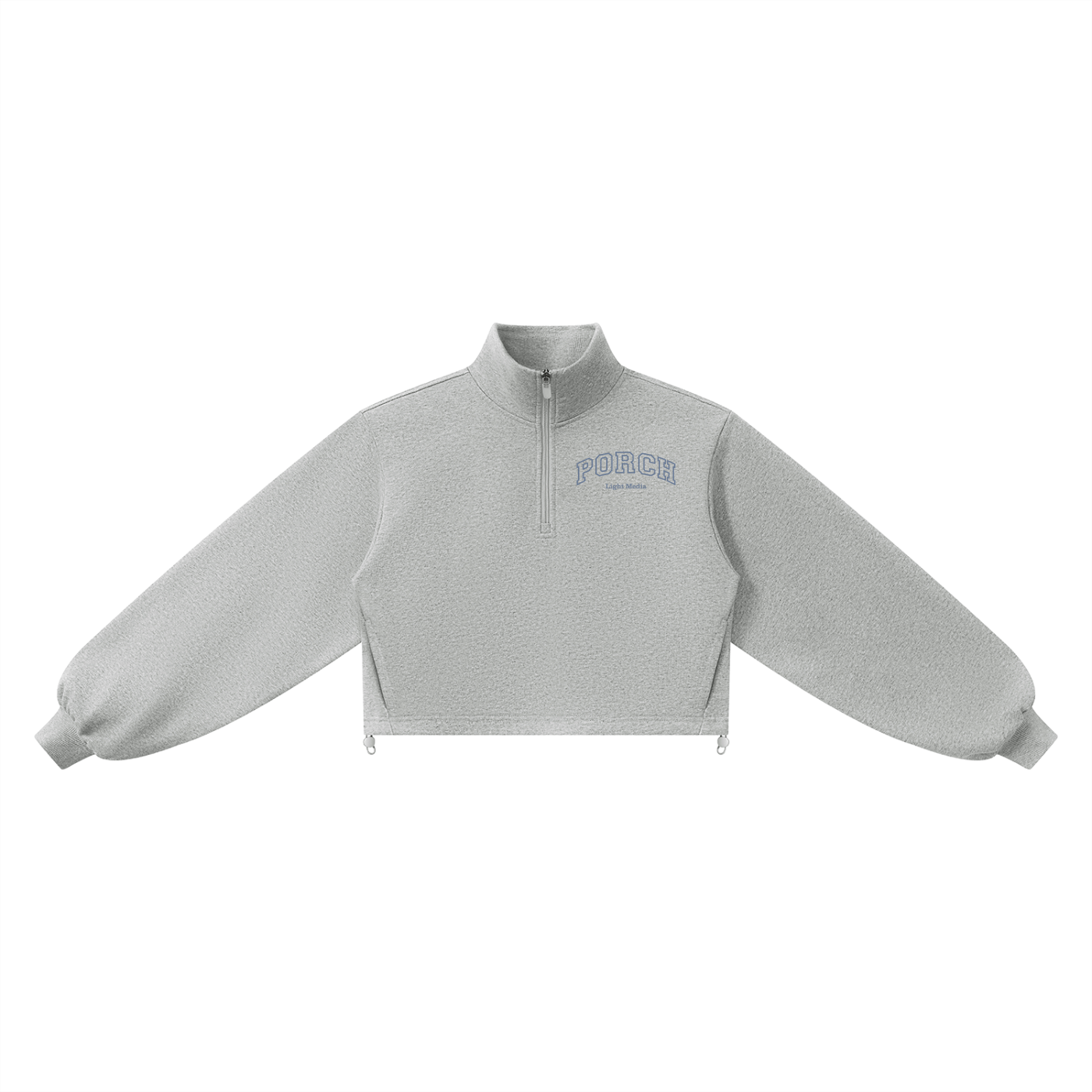 Porch Mockneck Quarter-Zip Sweatshirt - Blue