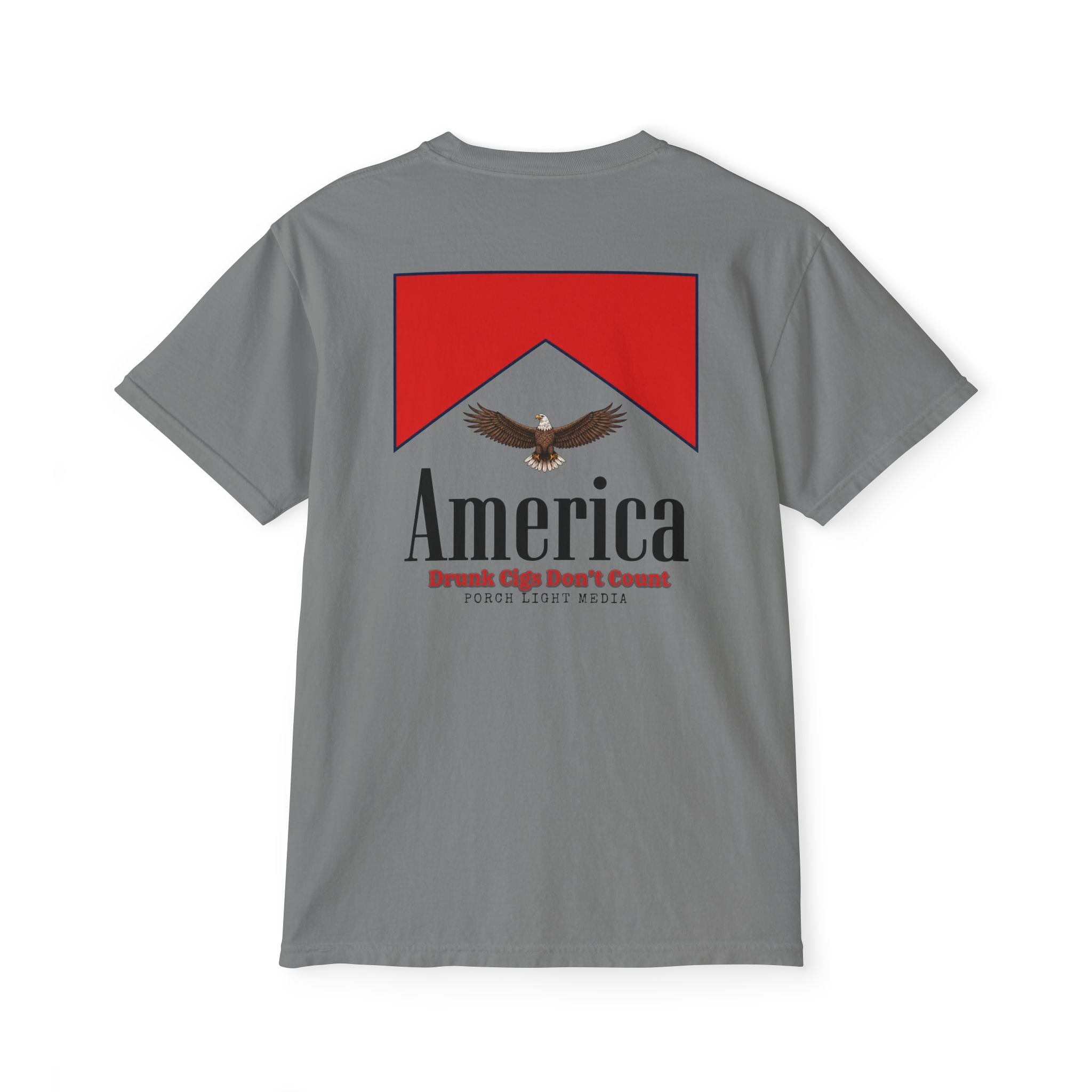 Drunk Cigs Don't Count - Pocket Tshirt
