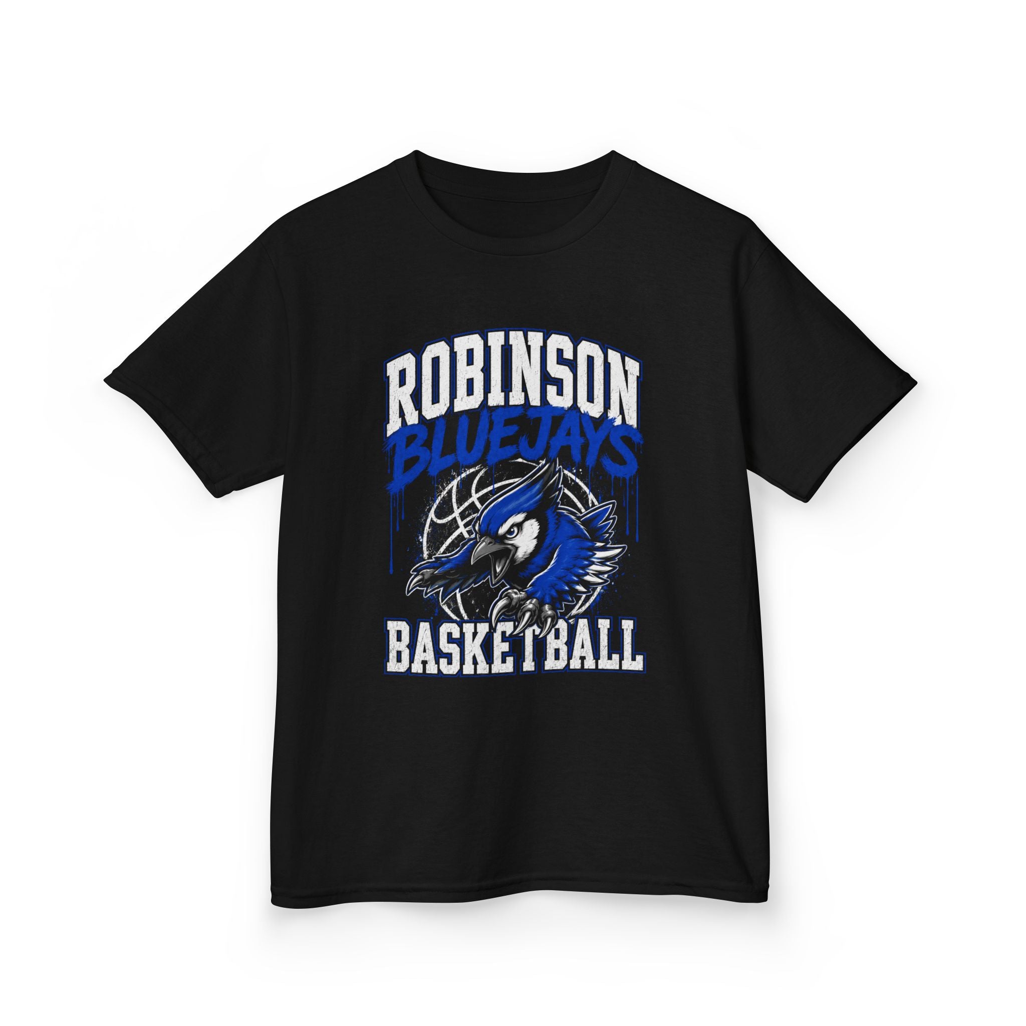 Robinson Bluejays Basketball Kids Tee — Youth Team Sports Shirt