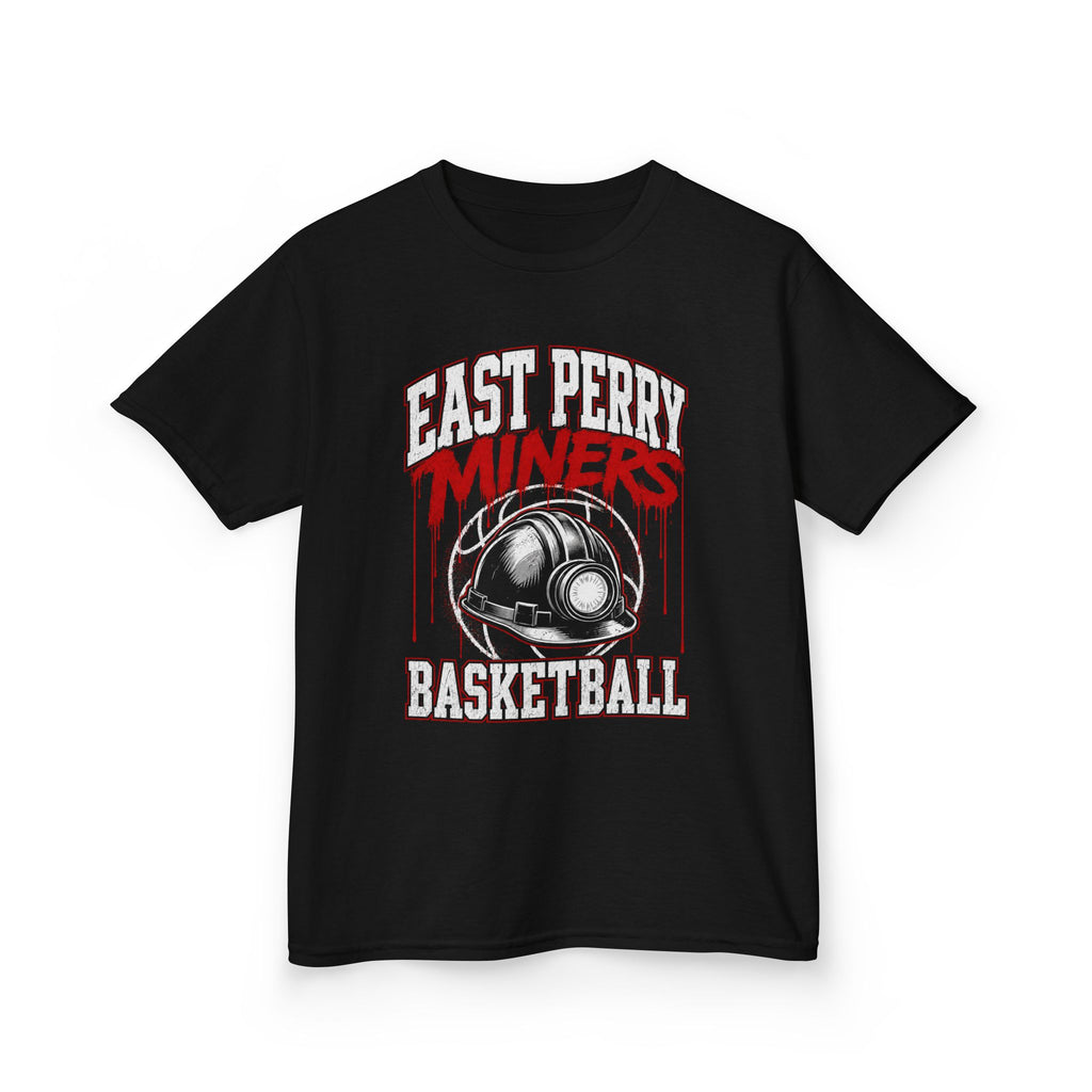 East Perry Miners Basketball Graffiti Kids T-Shirt