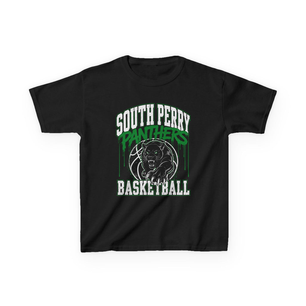 South Perry Panthers Basketball Graffiti Kids T‑Shirt