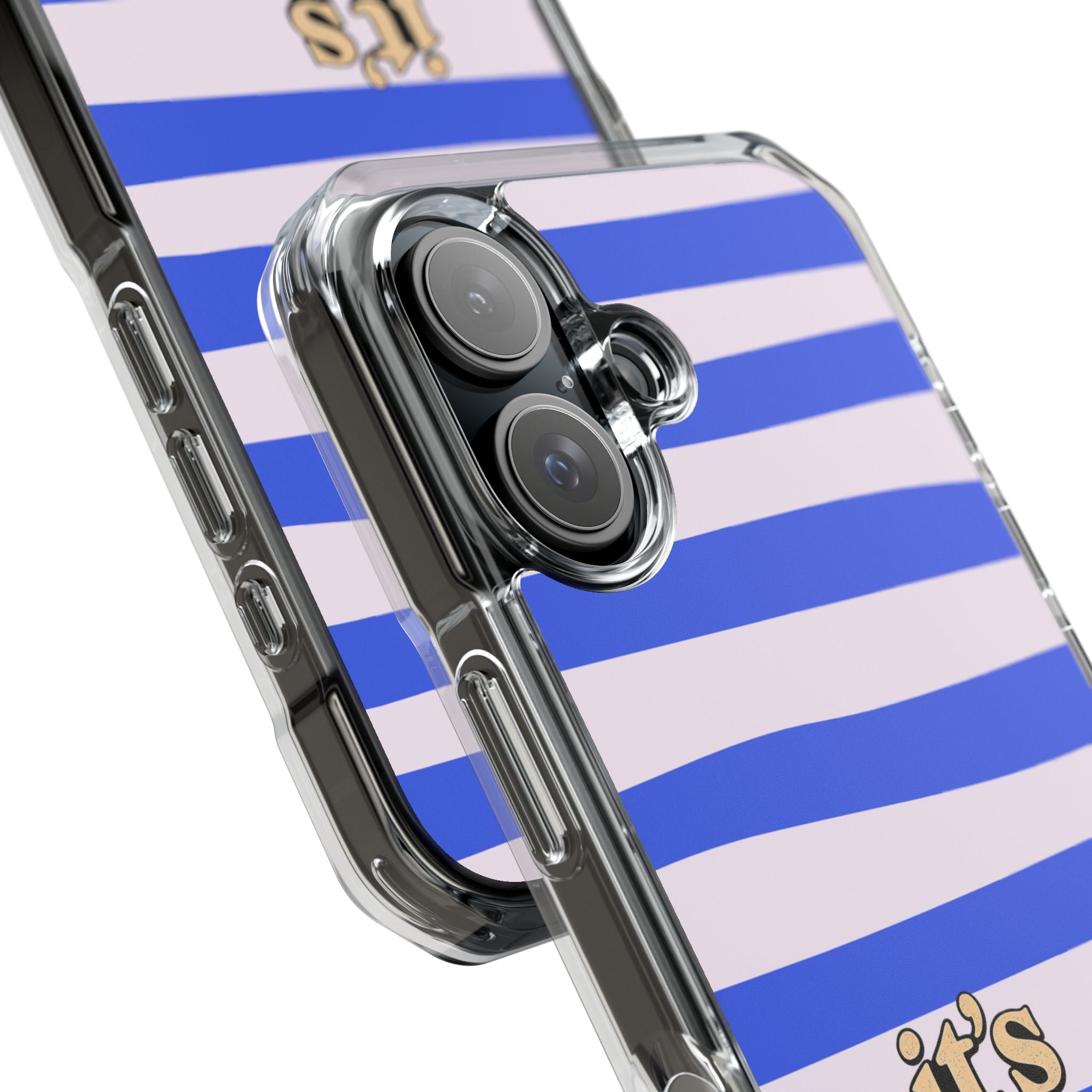 "it's these damn phones" Clear Magnetic Phone Case