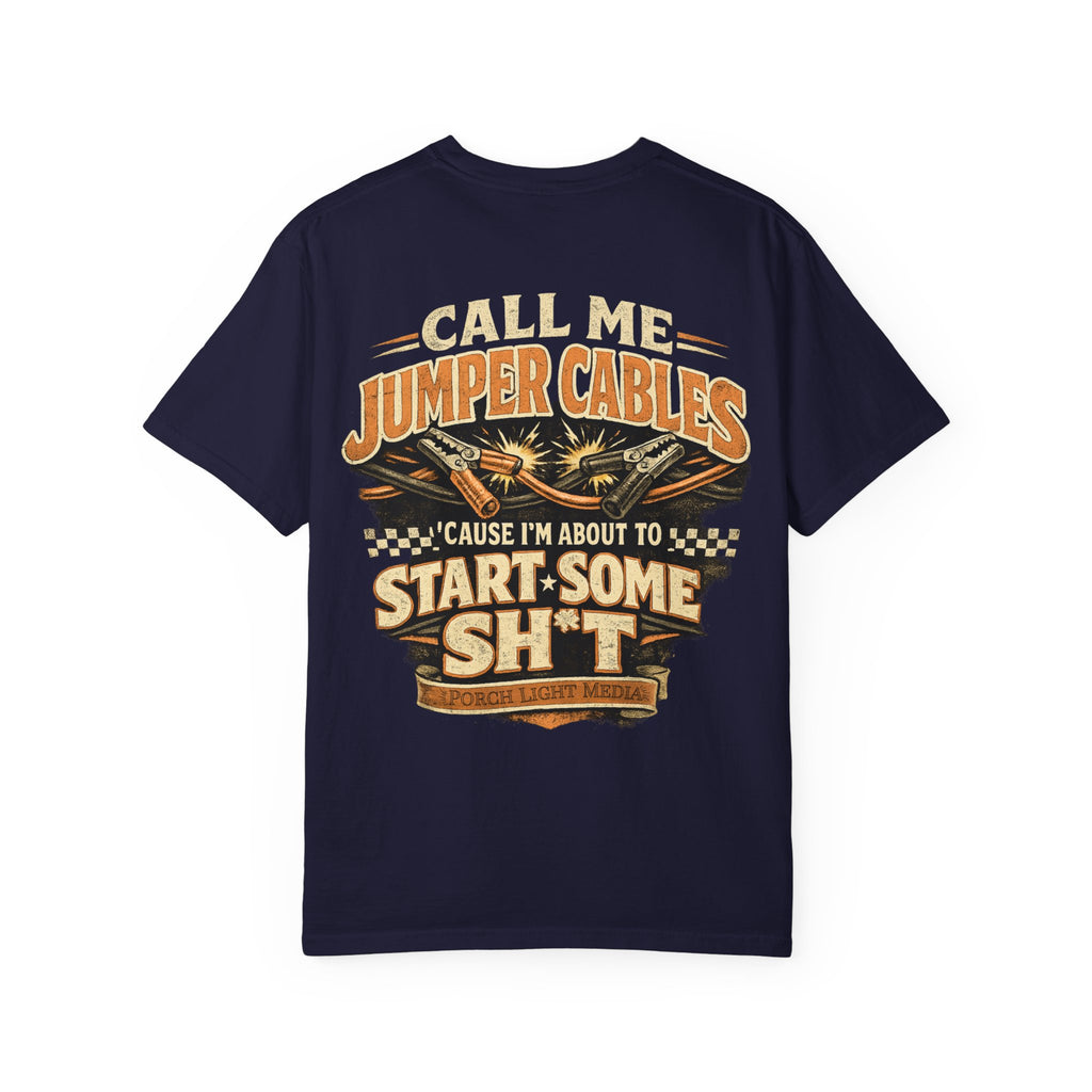 Porch Light 'Call Me Jumper Cables' T-Shirt