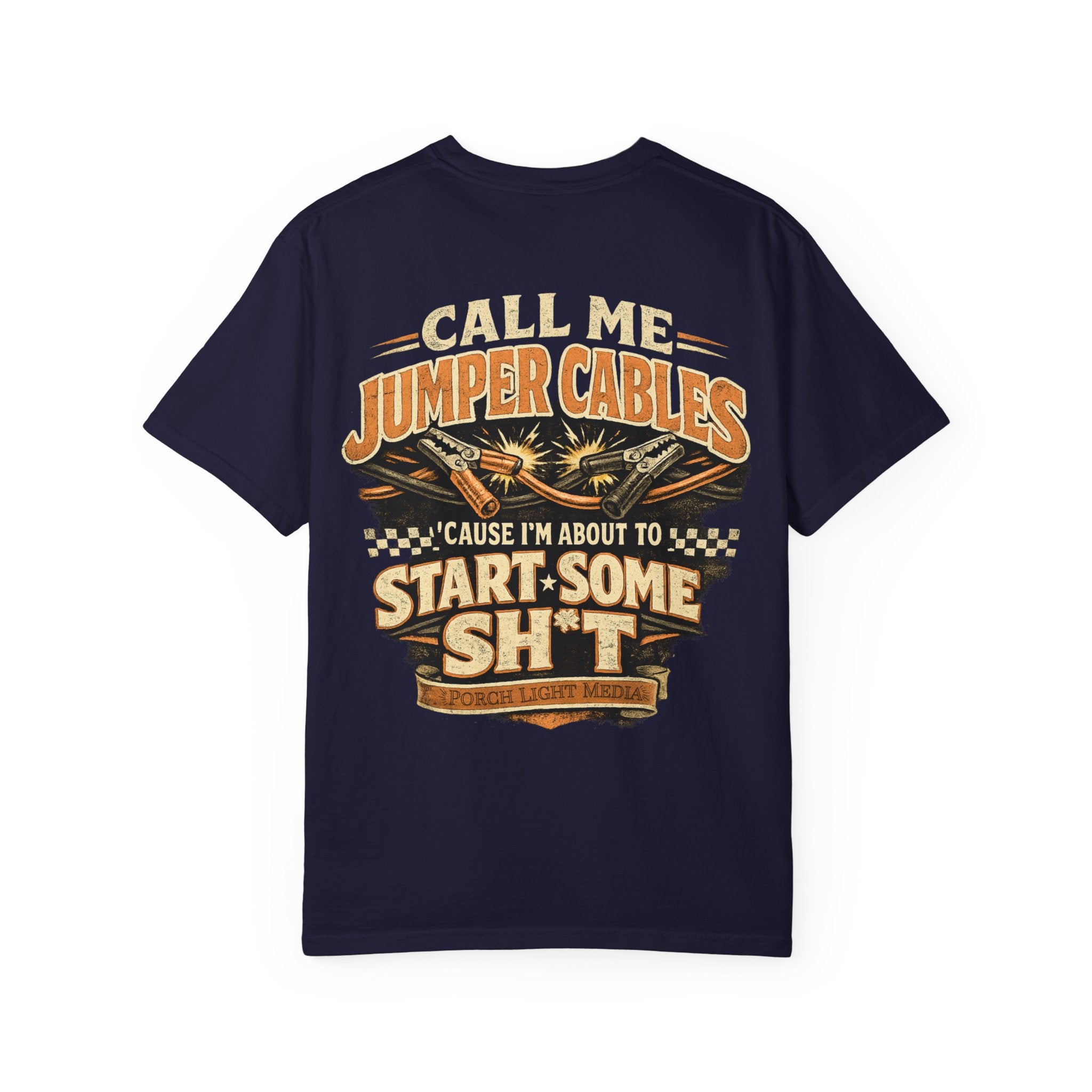 Porch Light 'Call Me Jumper Cables' T-Shirt